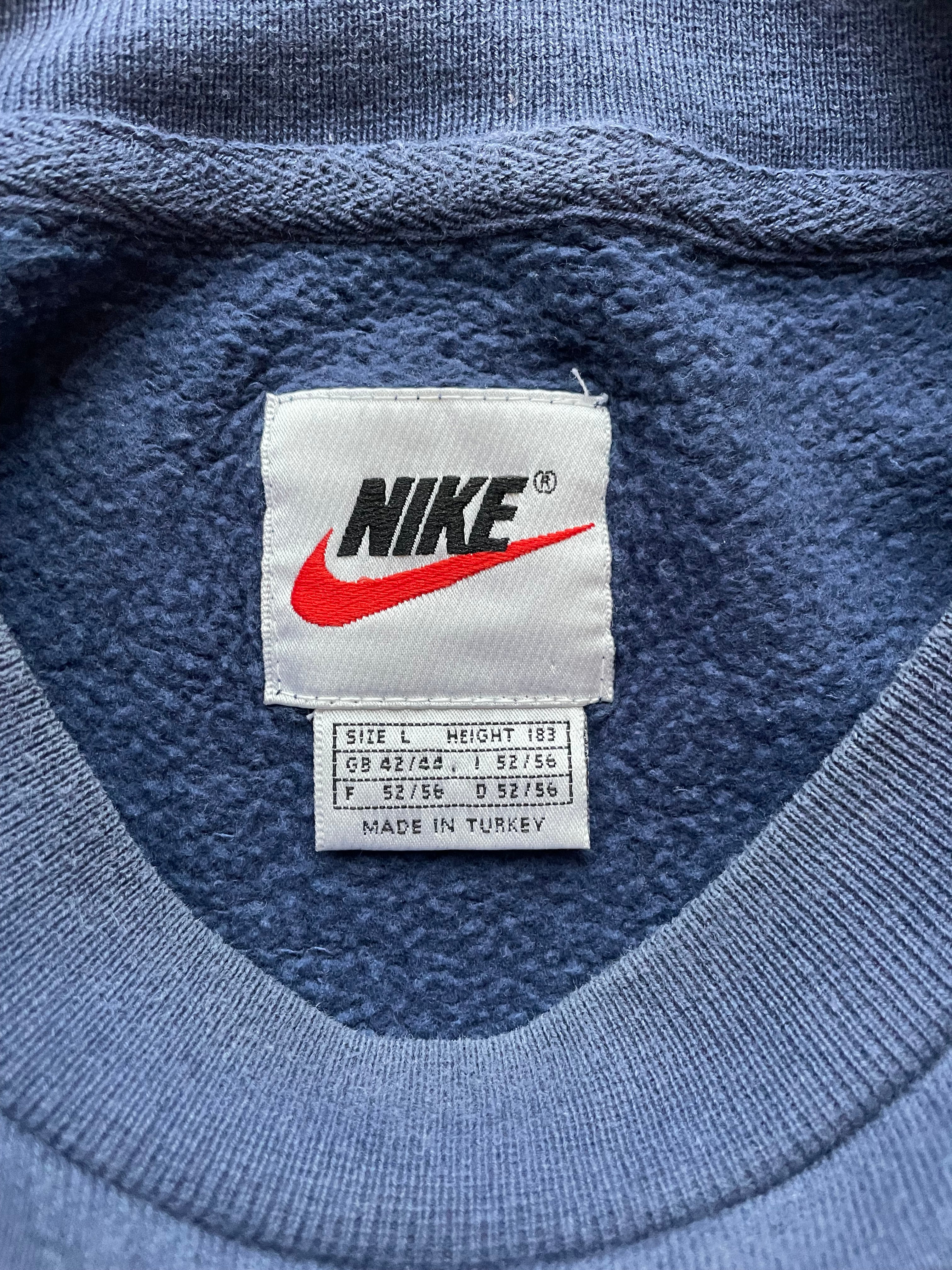 90's Nike Sweatshirt Blue (L)