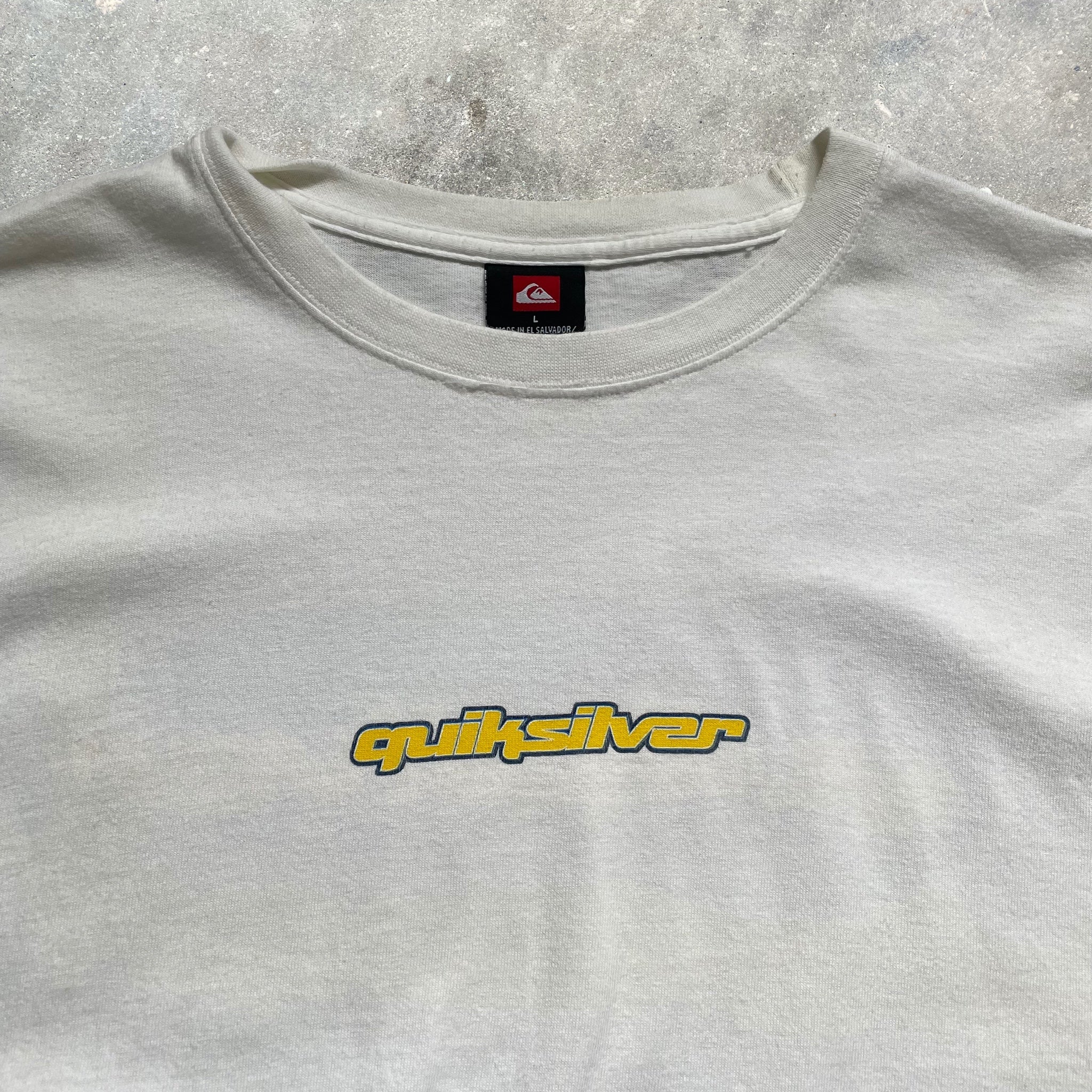 2000's Quiksilver Tee White (L)