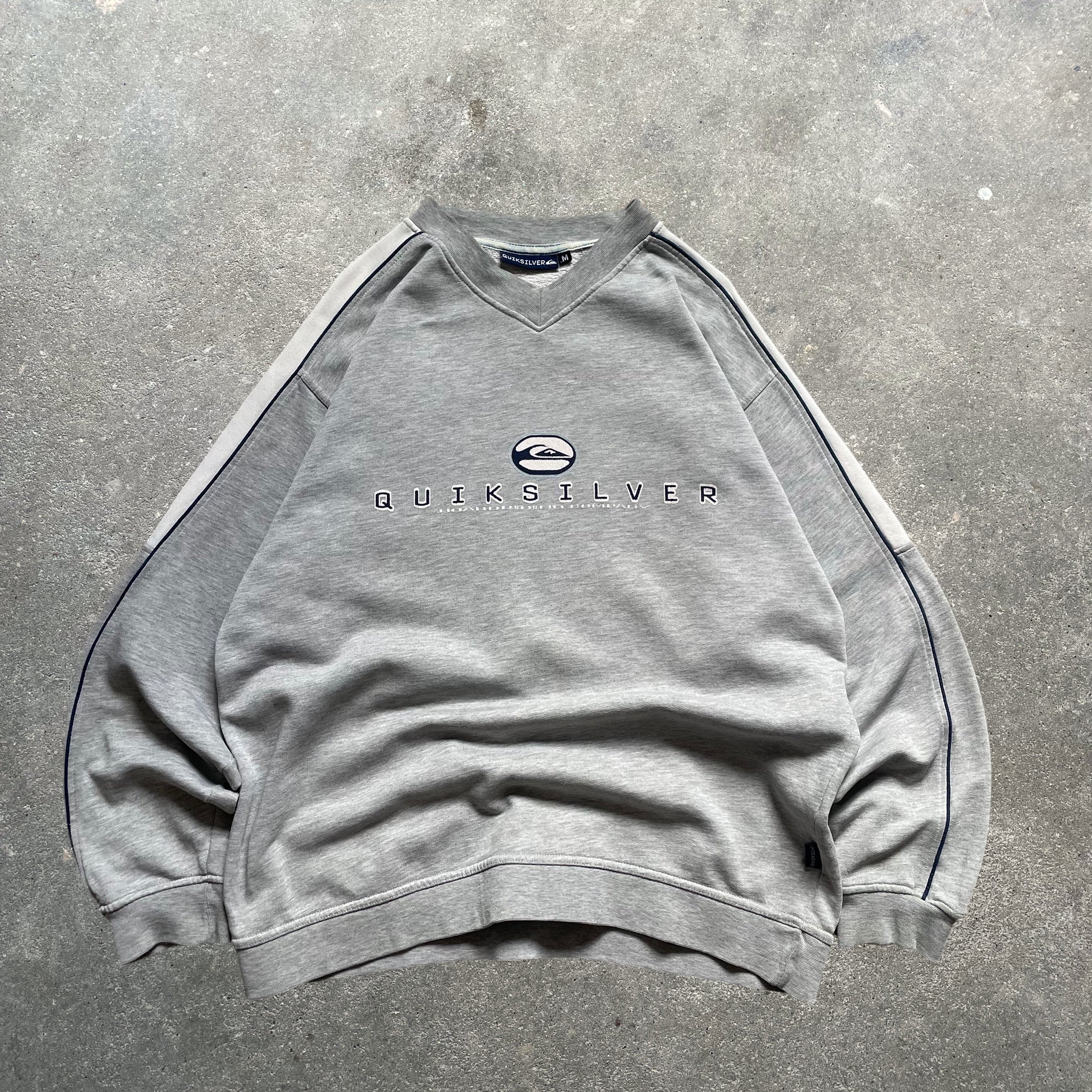 2000's Quiksilver Sweatshirt Grey (M)