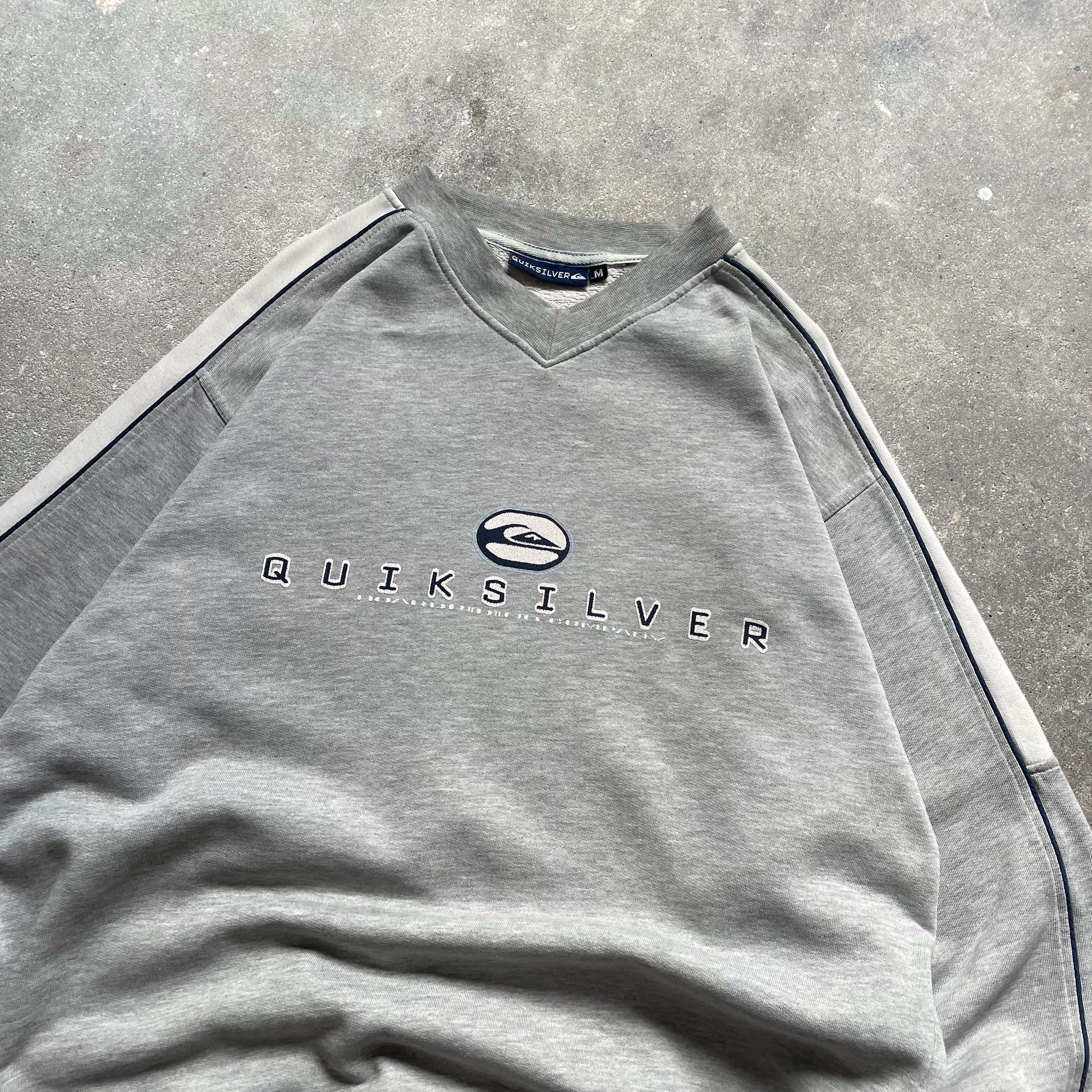 2000's Quiksilver Sweatshirt Grey (M)