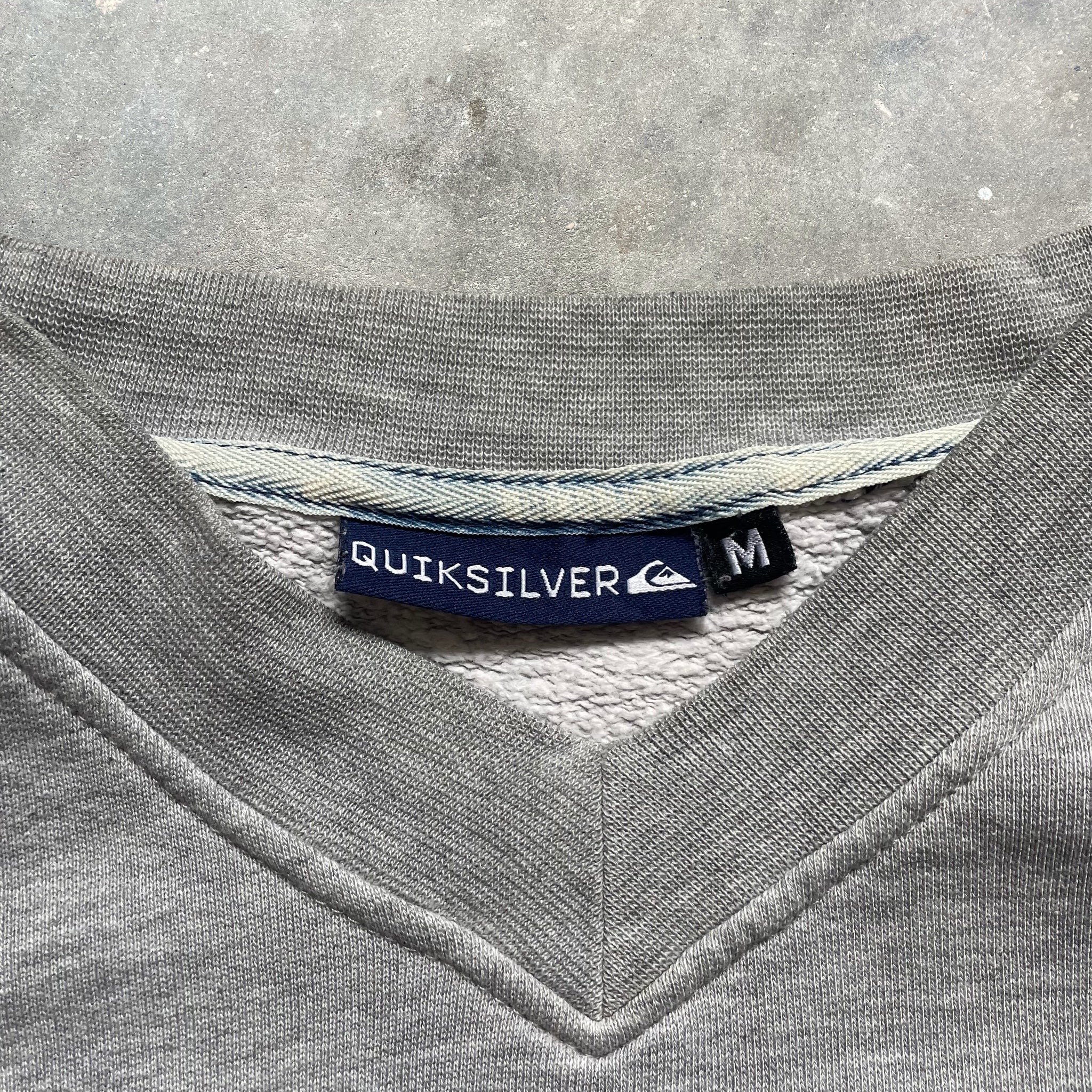 2000's Quiksilver Sweatshirt Grey (M)