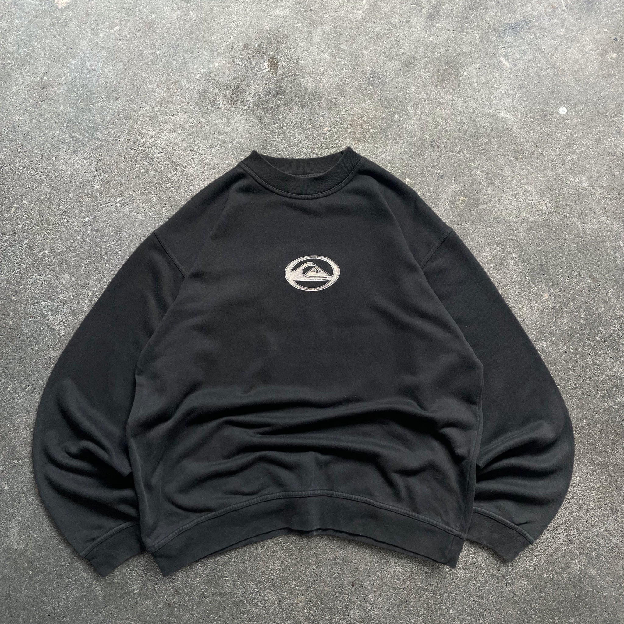 2000's Quiksilver Sweatshirt Black (M)