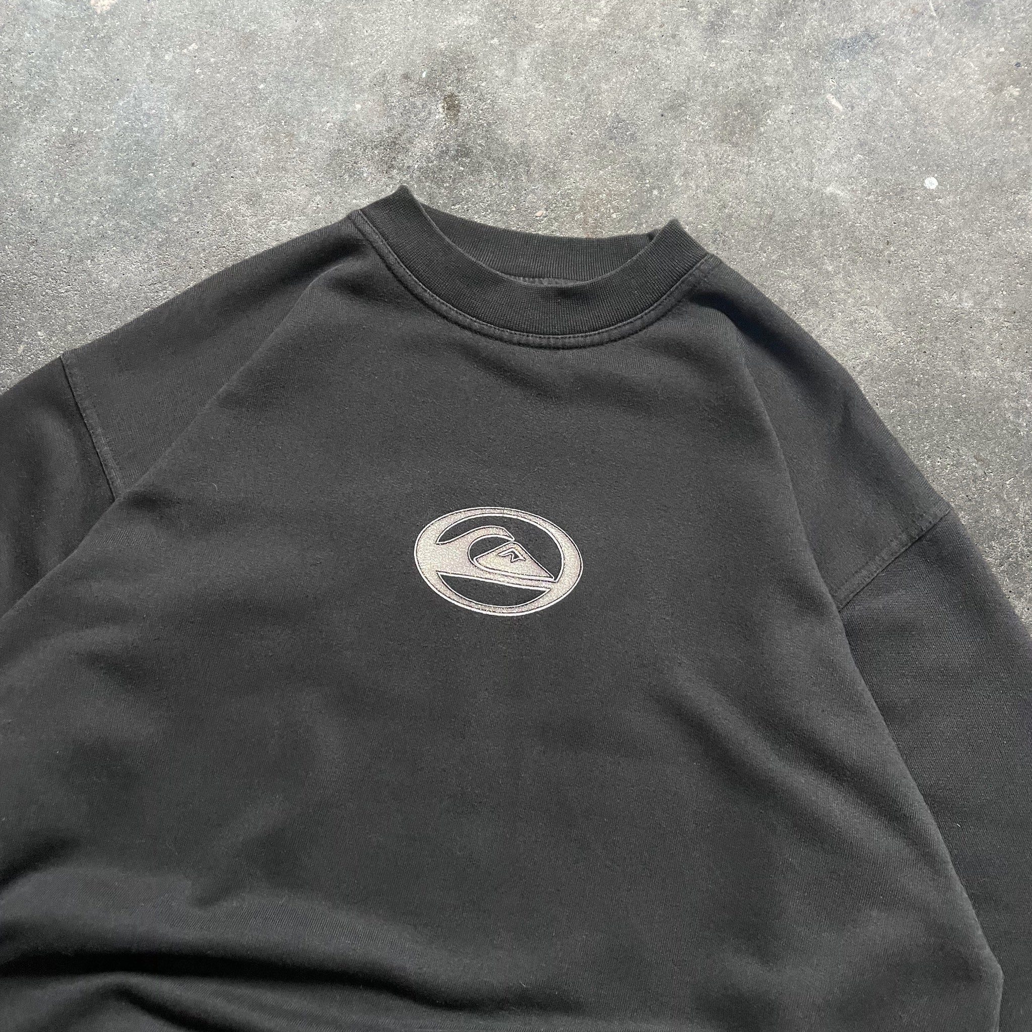 2000's Quiksilver Sweatshirt Black (M)