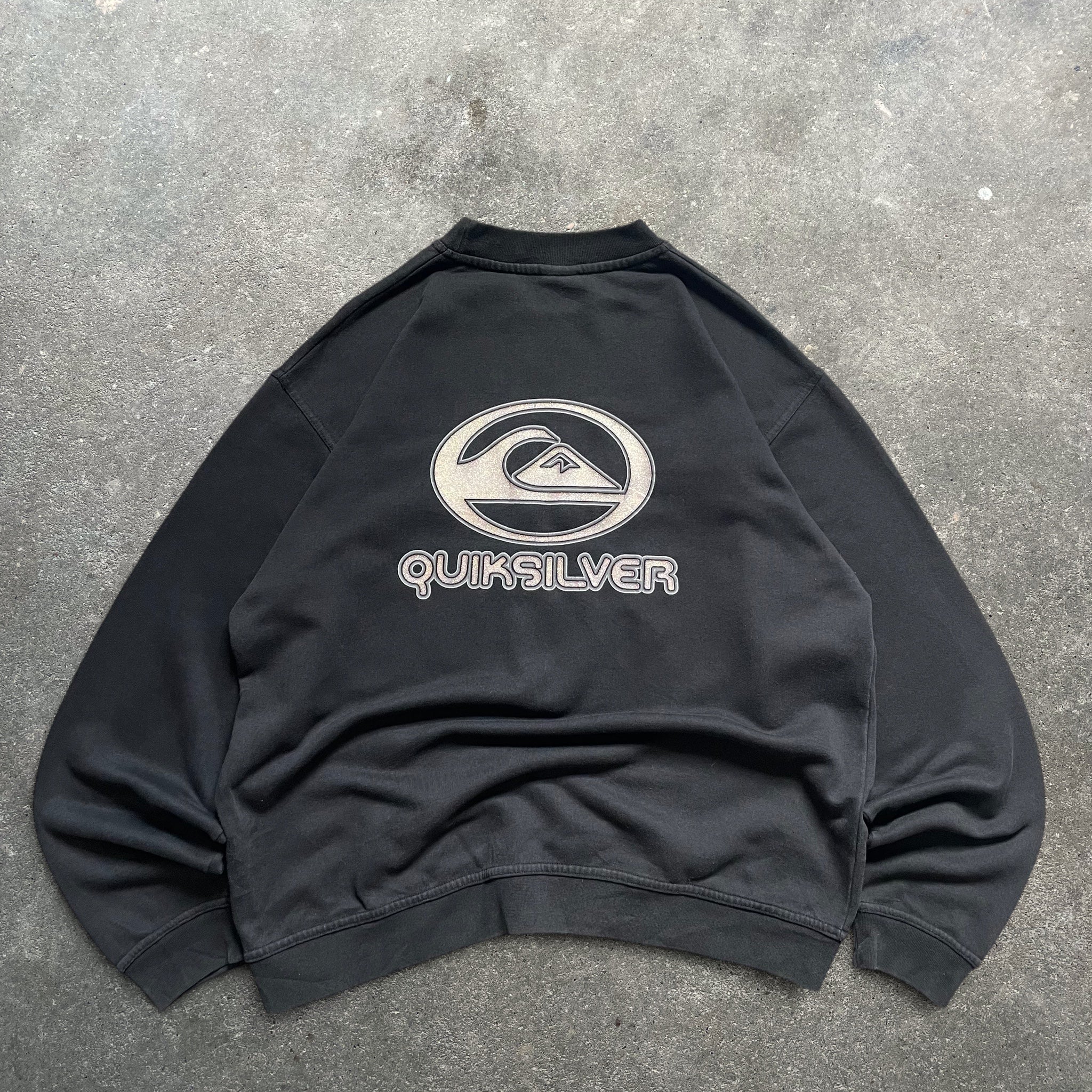 2000's Quiksilver Sweatshirt Black (M)