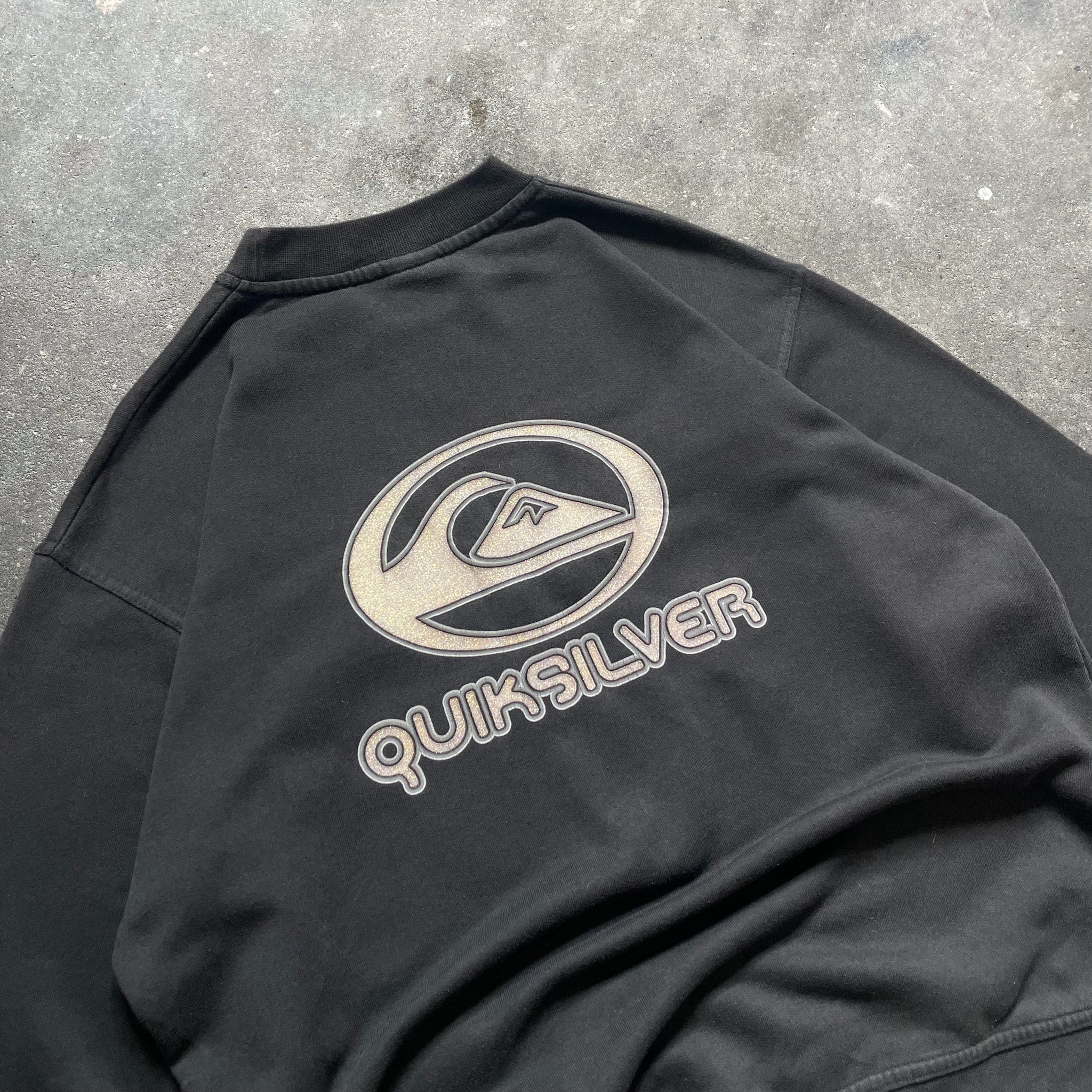 2000's Quiksilver Sweatshirt Black (M)