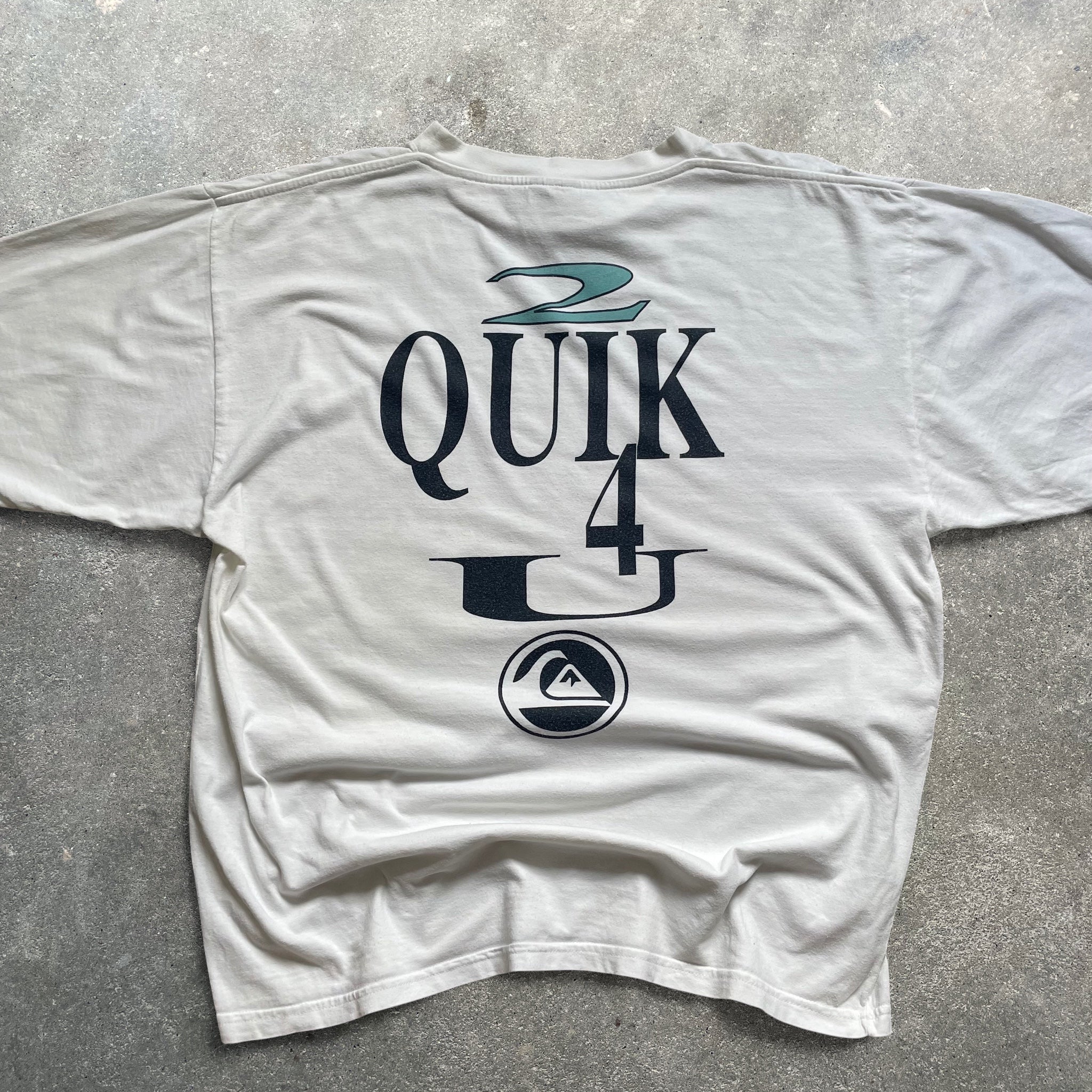 2000's Quiksilver Tee White (L)