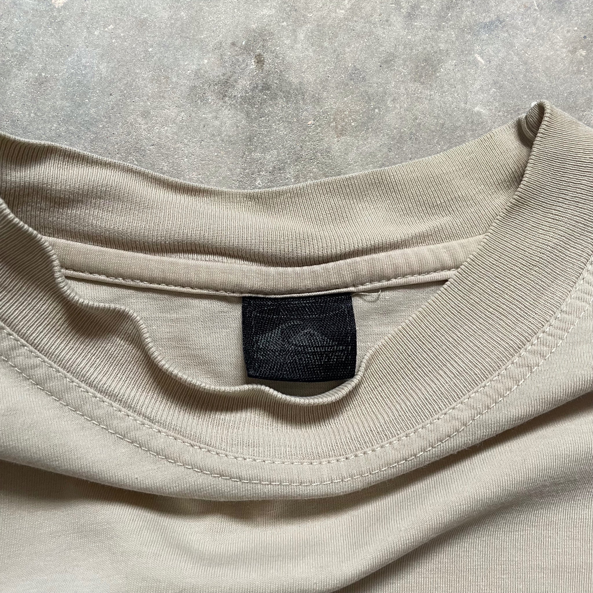 2000's Quiksilver Long-Sleeve Tee Beige (M)