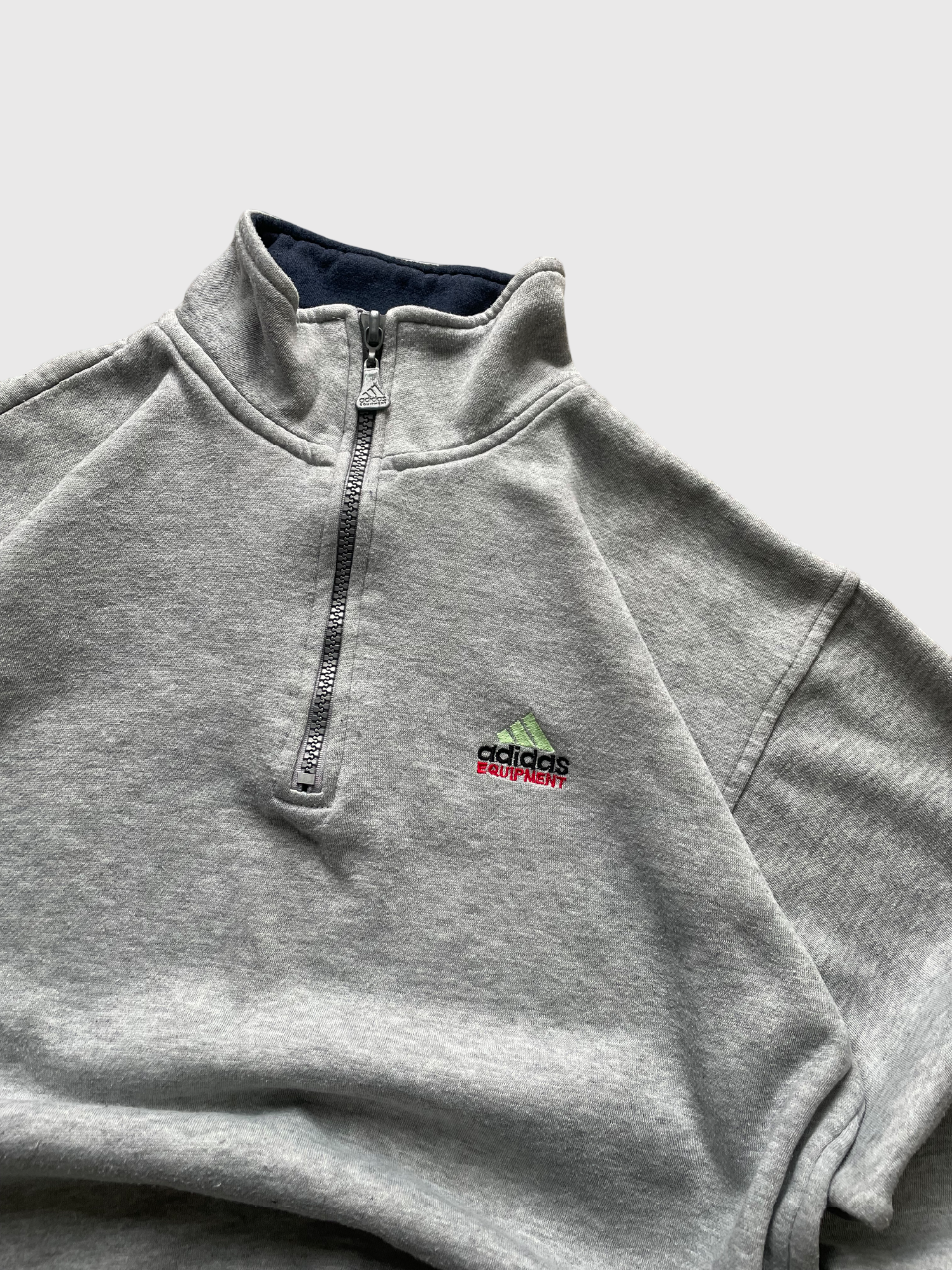 Adidas Quarter-Zip Sweatshirt Grey (XL)