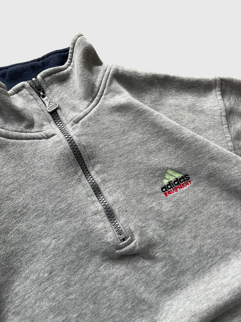 Adidas Quarter-Zip Sweatshirt Grey (XL)