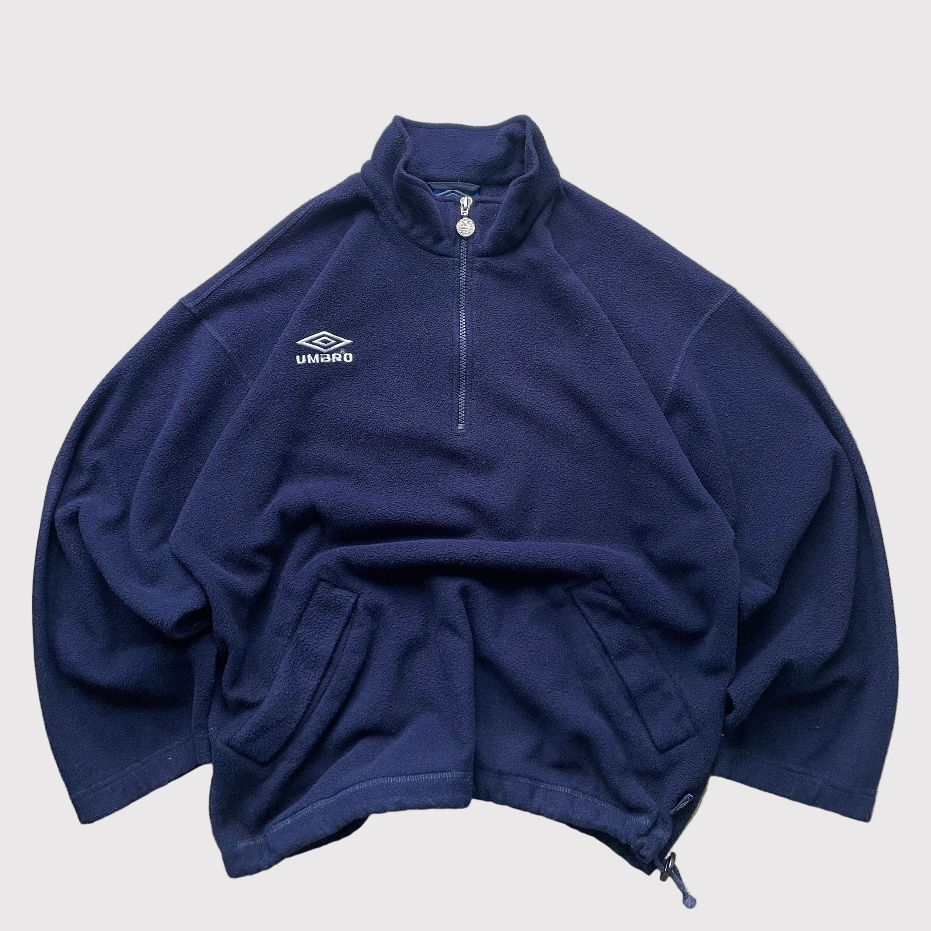 Umbro 1/4 Zip Fleece 90's Navy (S)