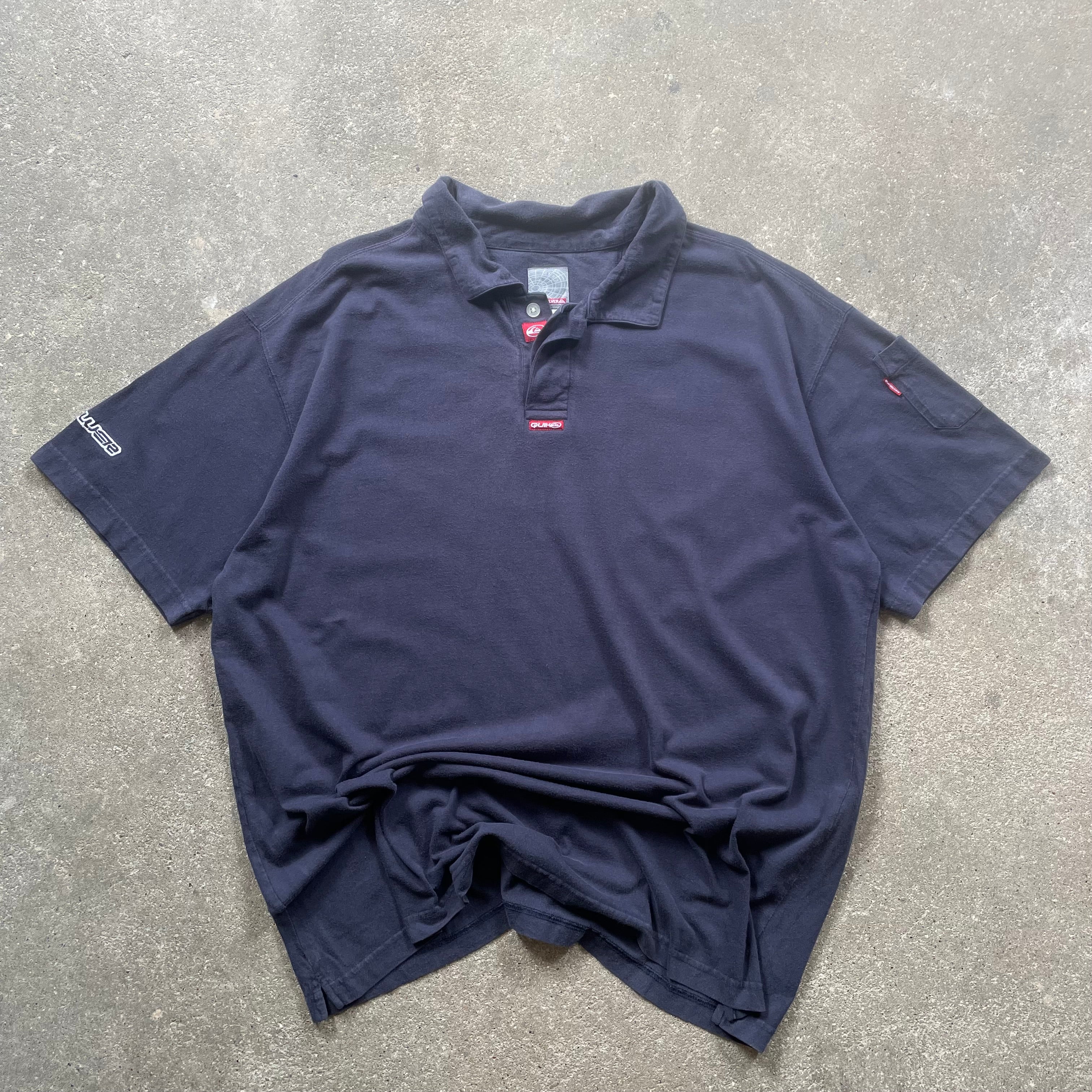 2000's Quiksilver Polo Navy (XL)