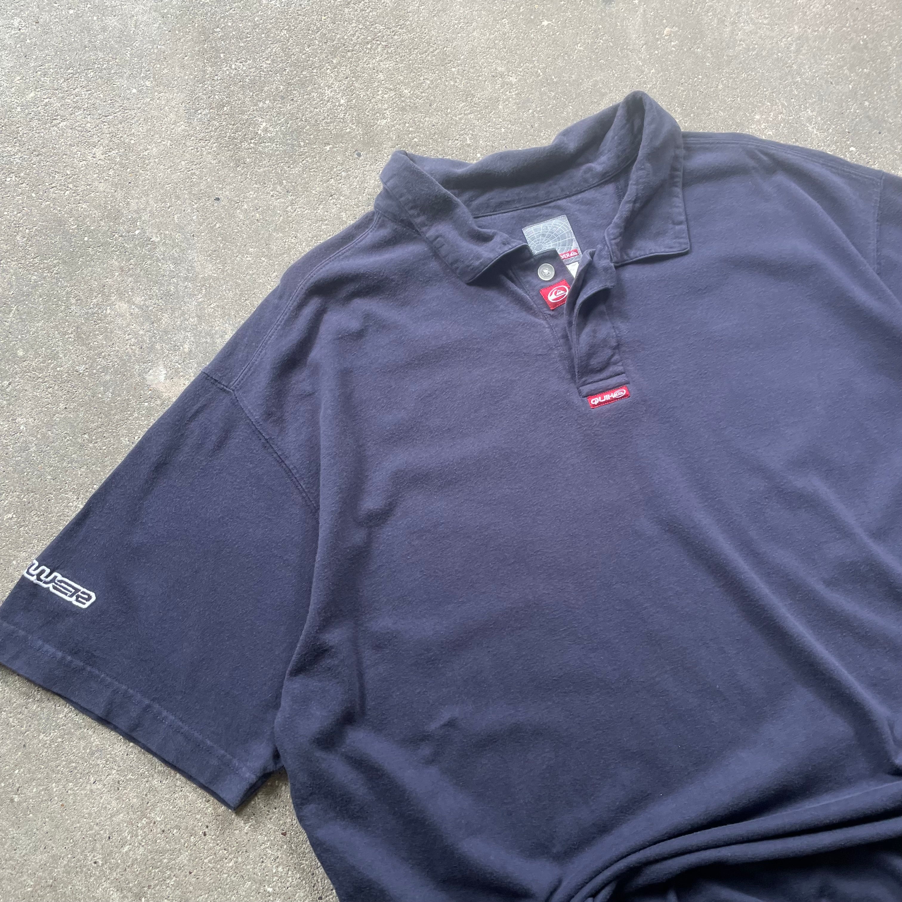 2000's Quiksilver Polo Navy (XL)
