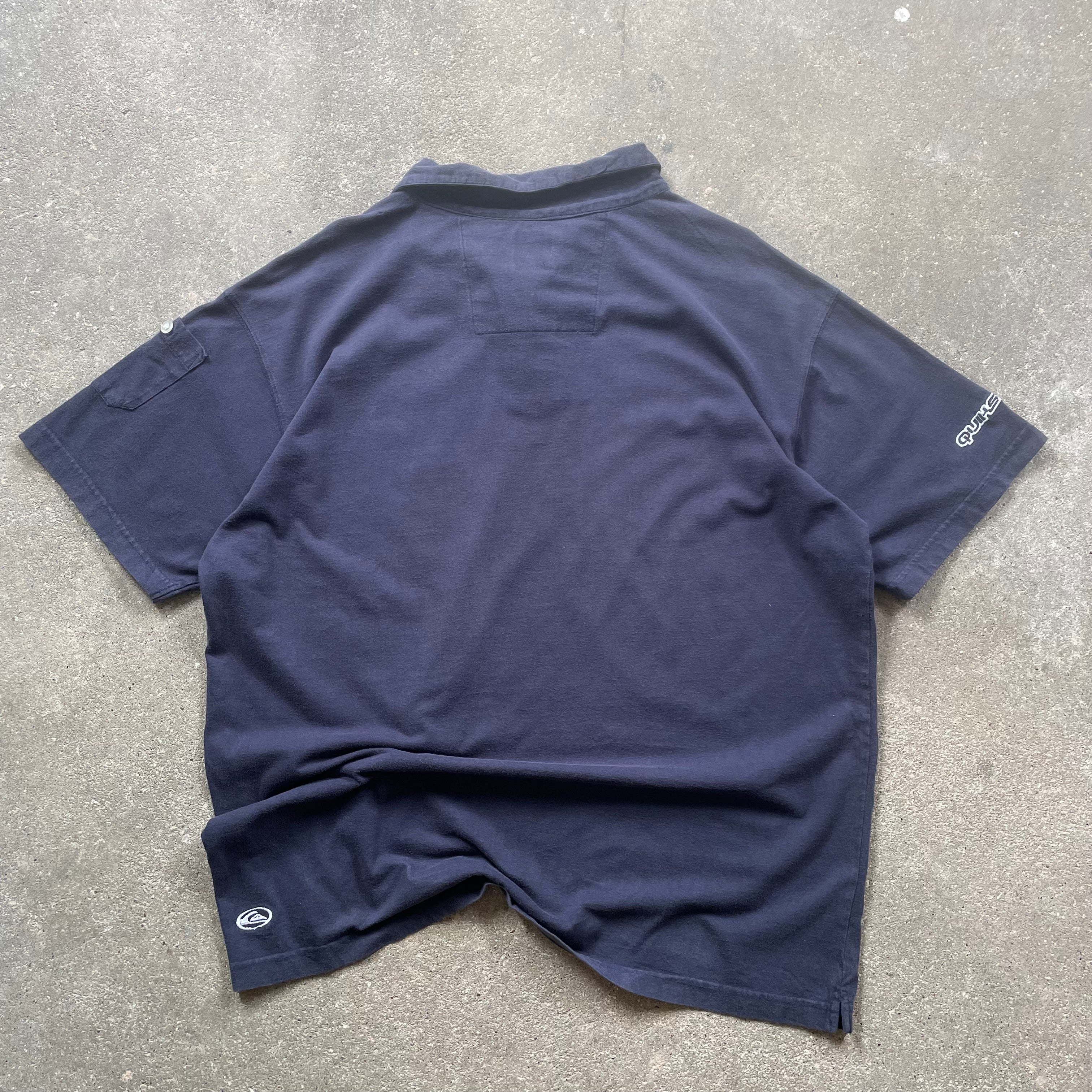 2000's Quiksilver Polo Navy (XL)