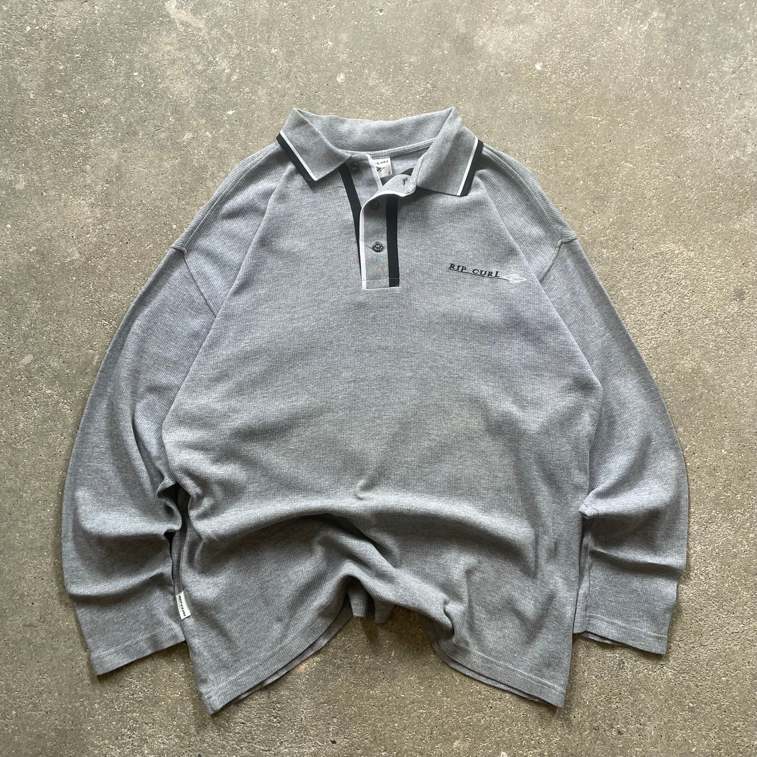 2000's Rip Curl Polo Grey (M)
