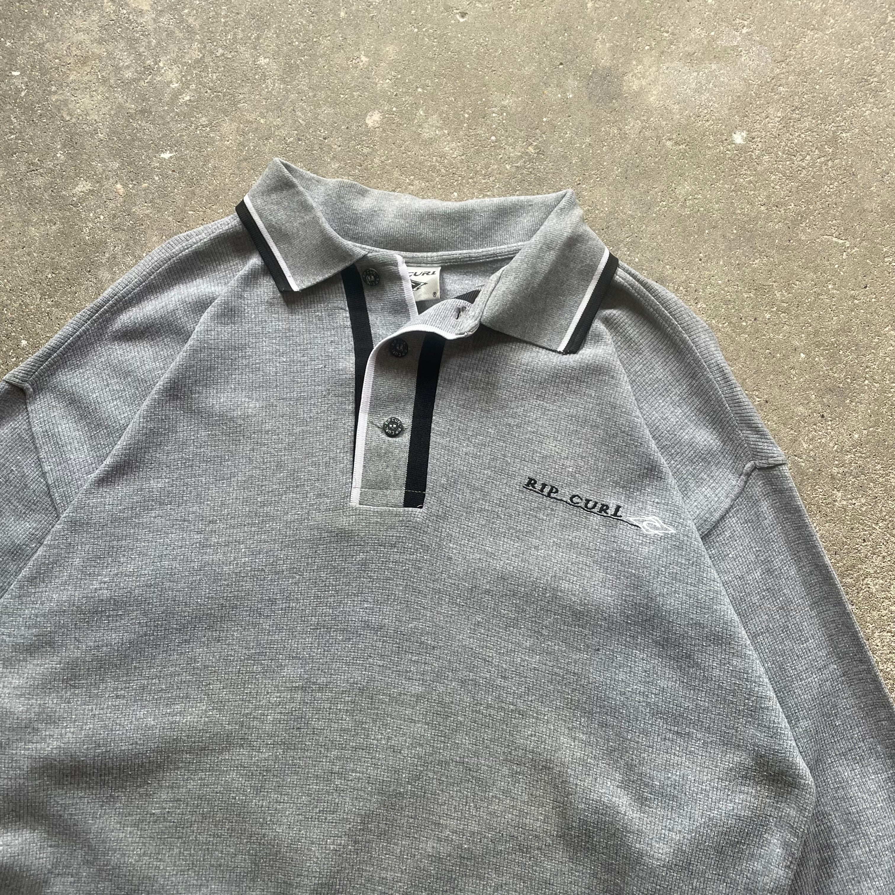 2000's Rip Curl Polo Grey (M)