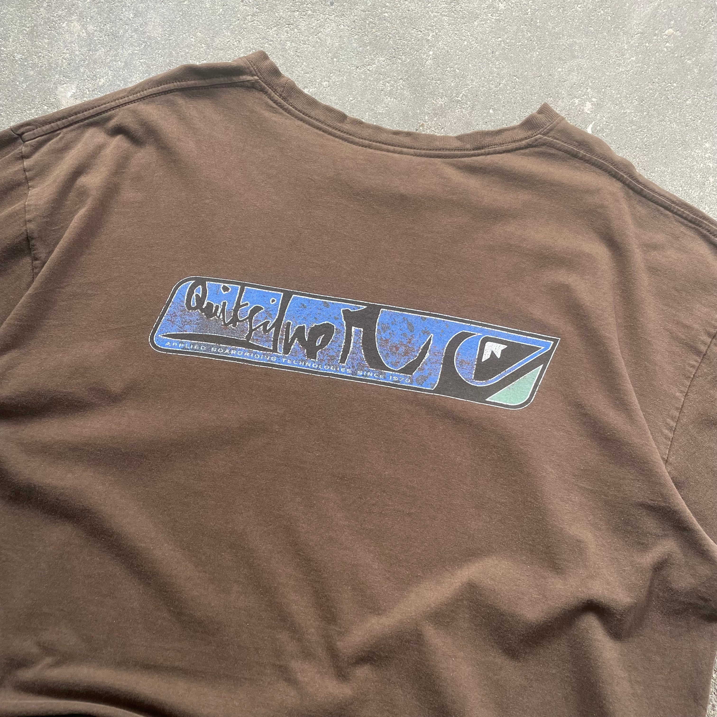 2000's Quiksilver Tee Brown (XL)