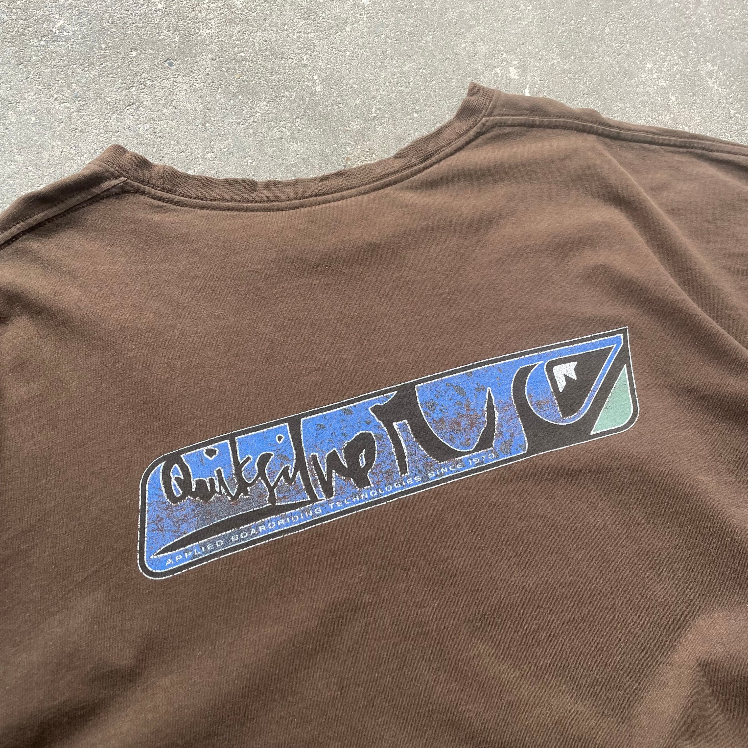 2000's Quiksilver Tee Brown (XL)