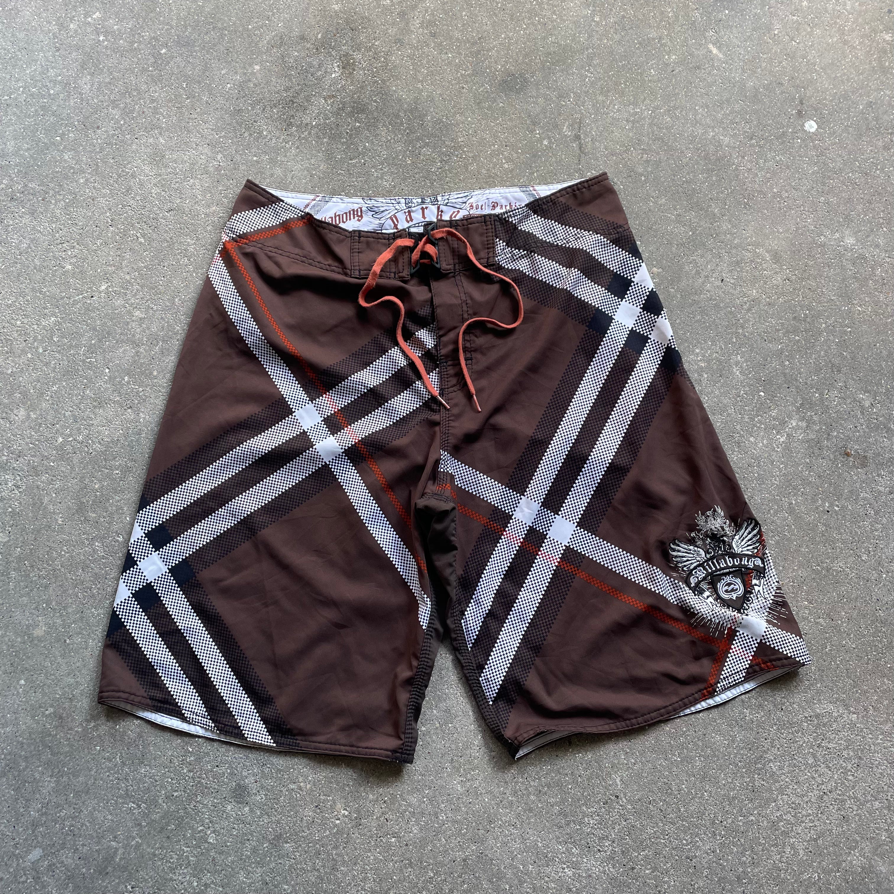 2000's Billabong Boardshorts 'Parko' Brown (34)