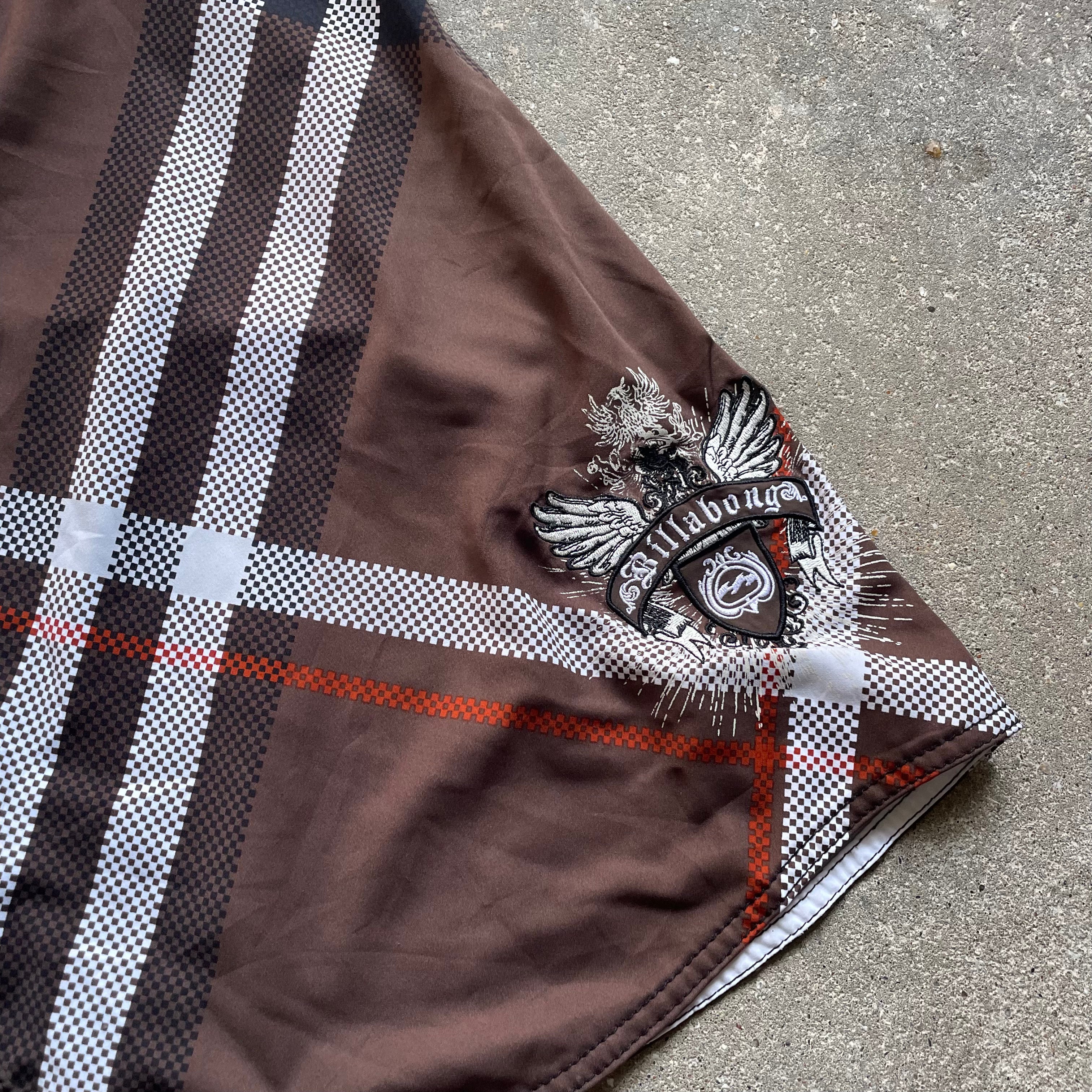 2000's Billabong Boardshorts 'Parko' Brown (34)