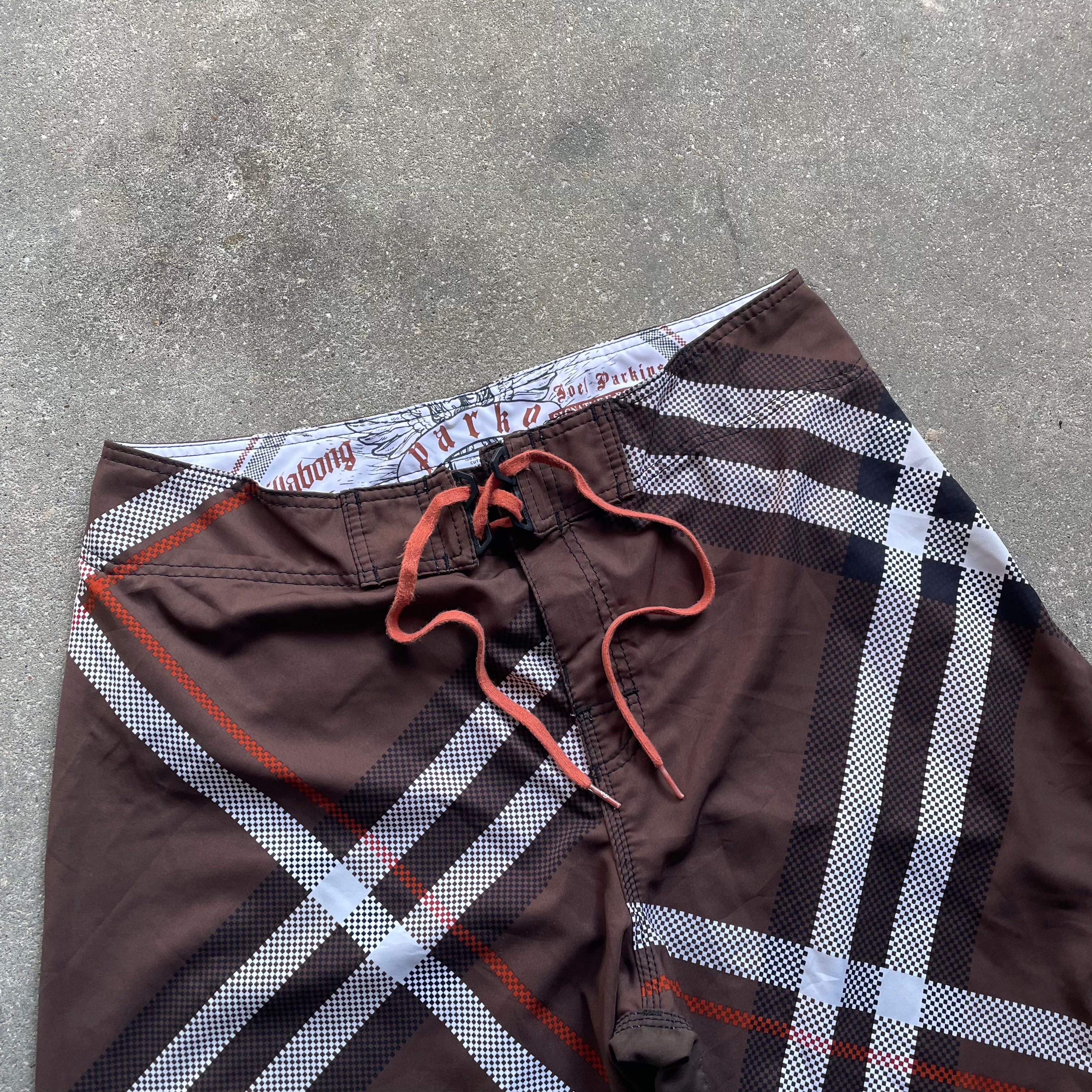 2000's Billabong Boardshorts 'Parko' Brown (34)