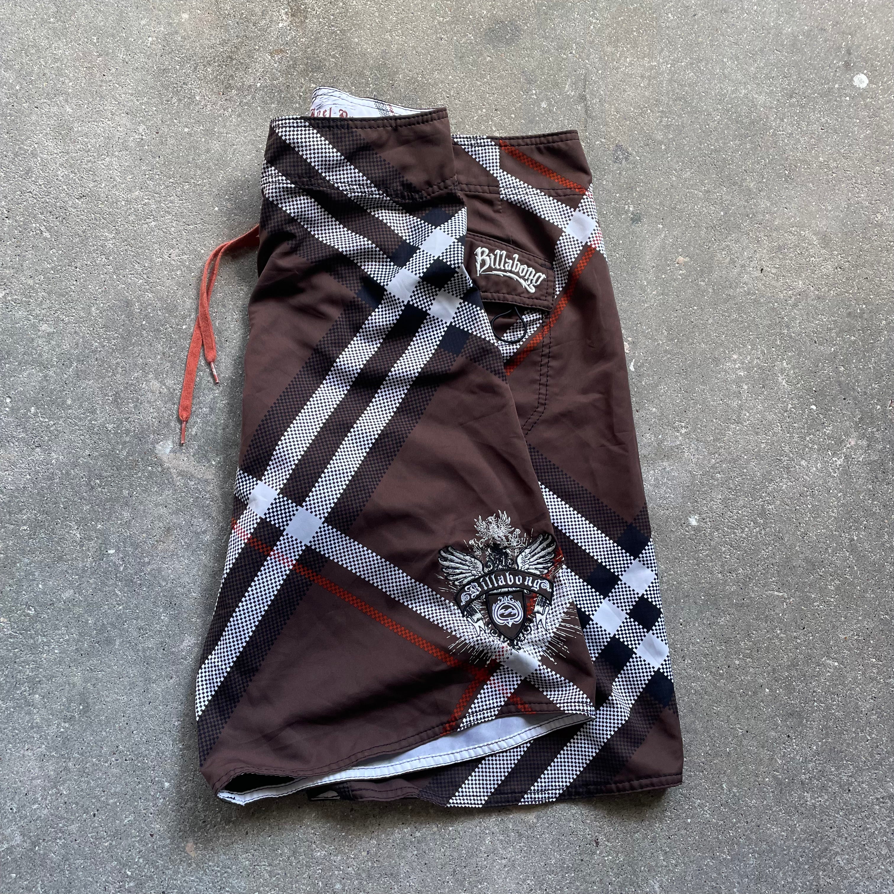 2000's Billabong Boardshorts 'Parko' Brown (34)