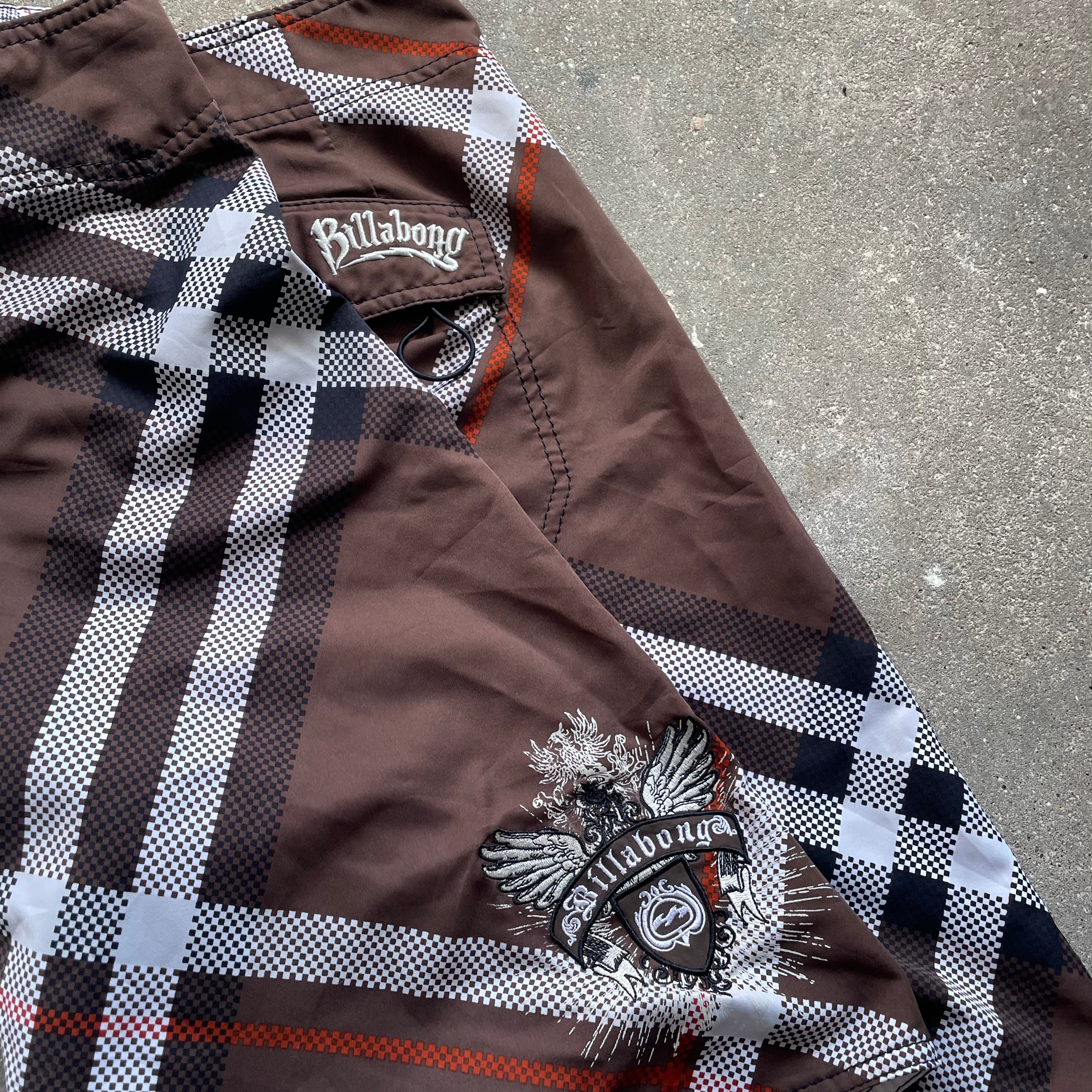 2000's Billabong Boardshorts 'Parko' Brown (34)
