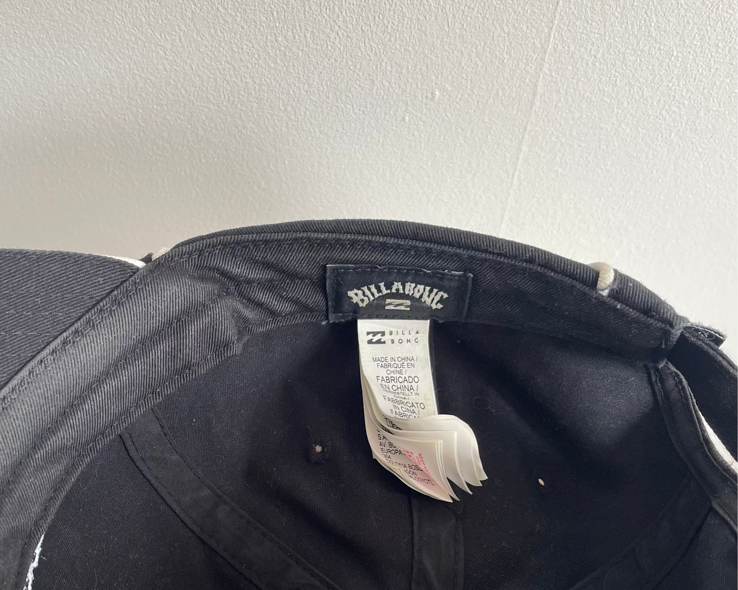 00's Billabong Cap Black (One Size)