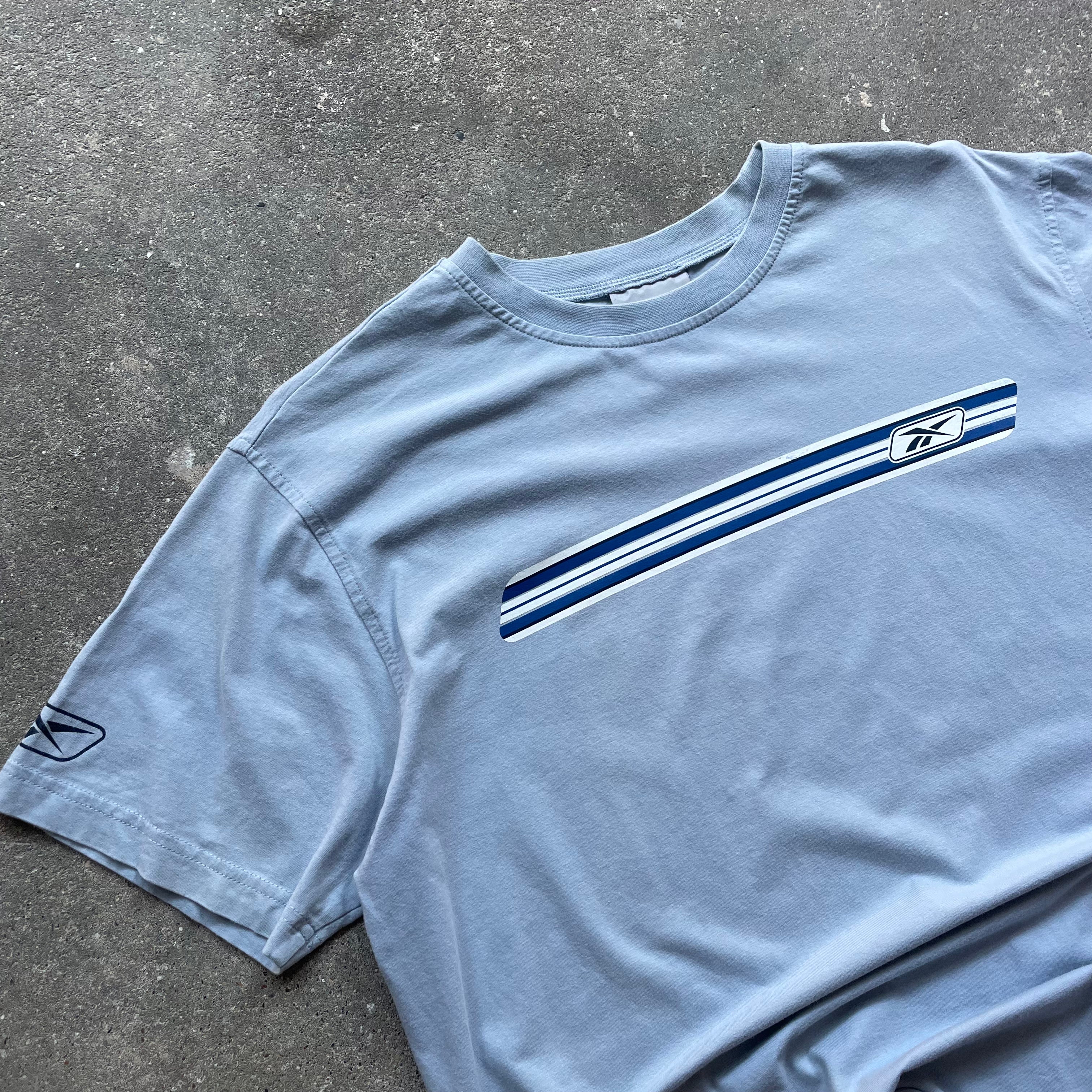 2000's Reebok Tee Light Blue (M)