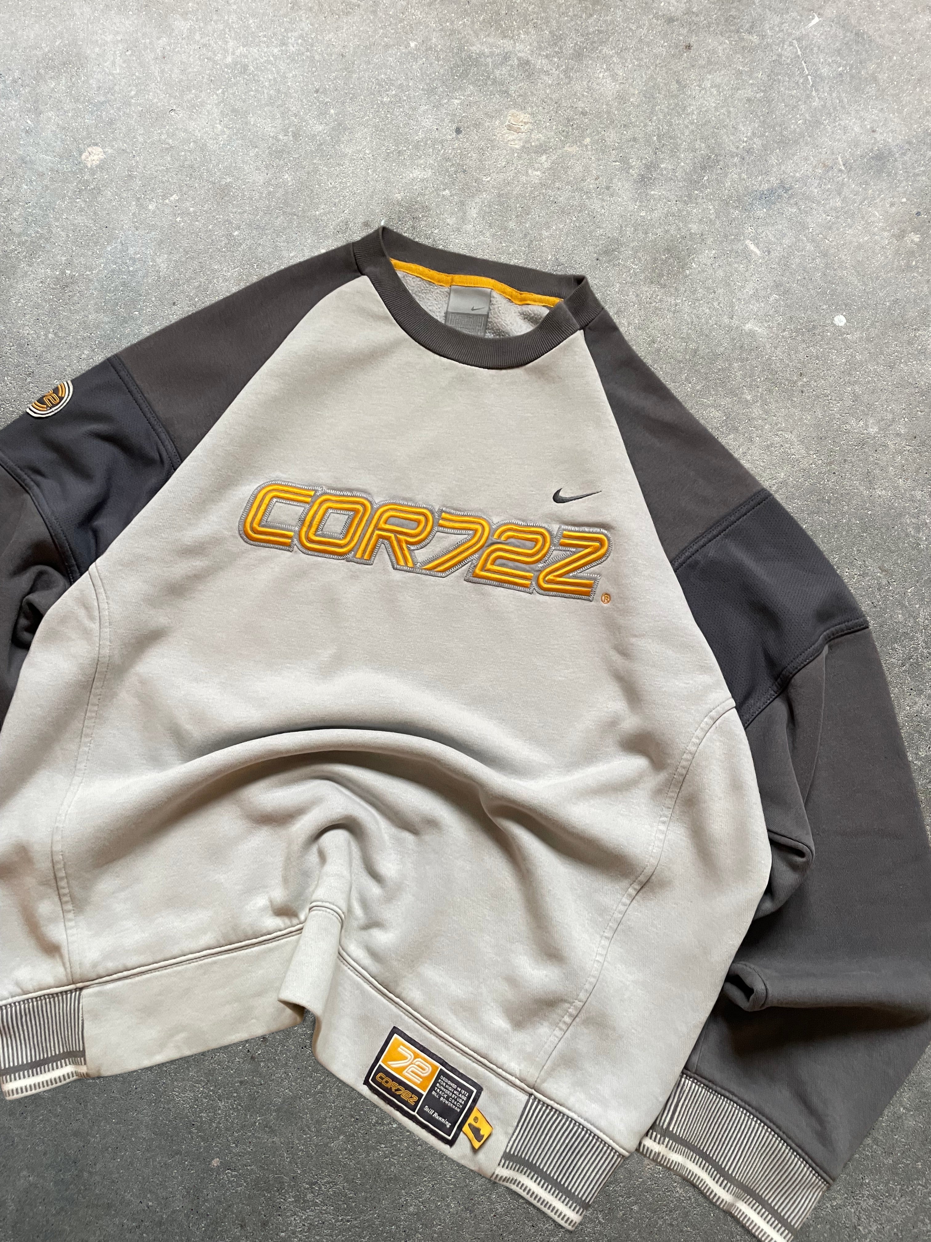 2000's Nike Cortez Sweatshirt Grey (L)
