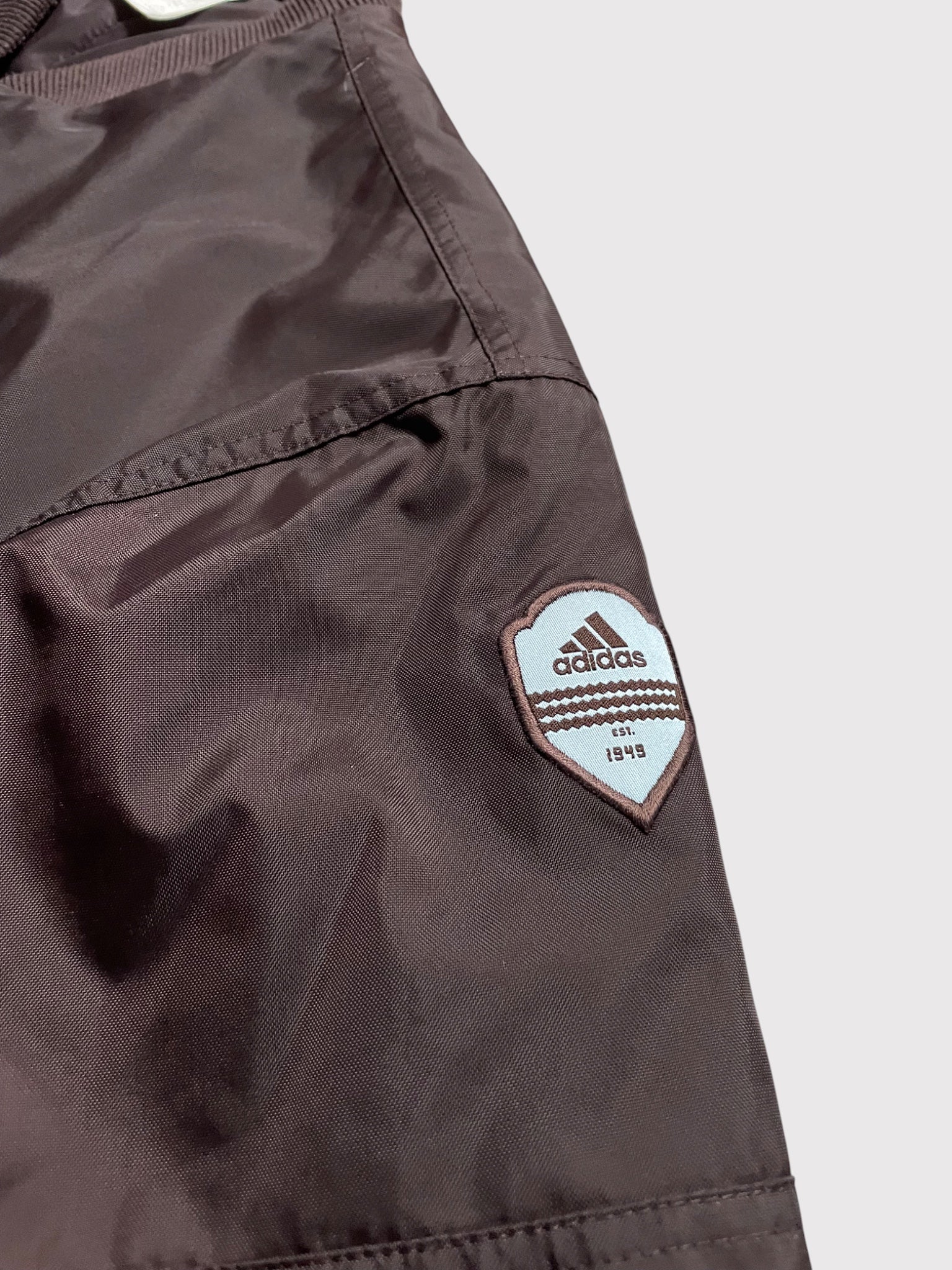 Adidas Spell-Out Bomber Jacket Brown (L)
