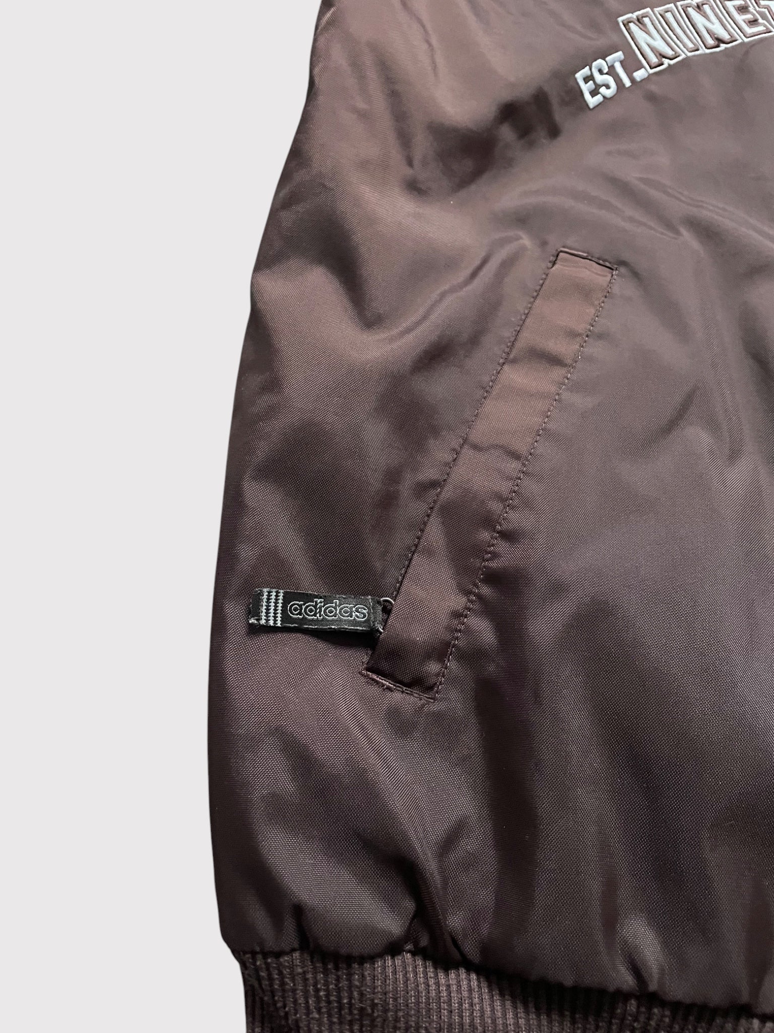 Adidas Spell-Out Bomber Jacket Brown (L)