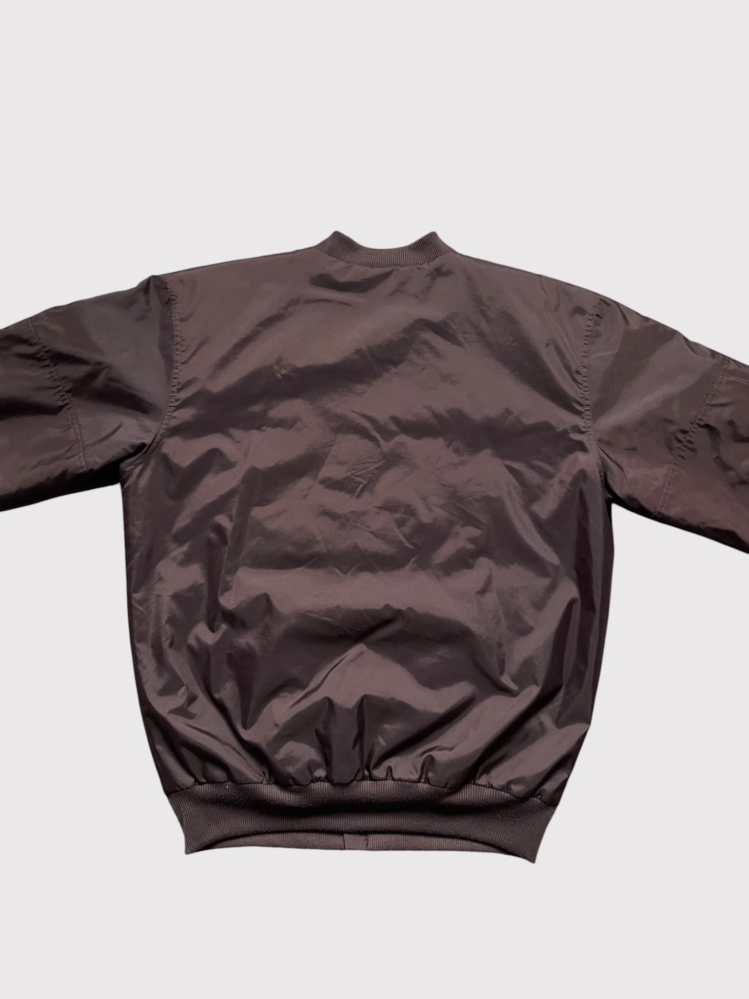 Adidas Spell-Out Bomber Jacket Brown (L)