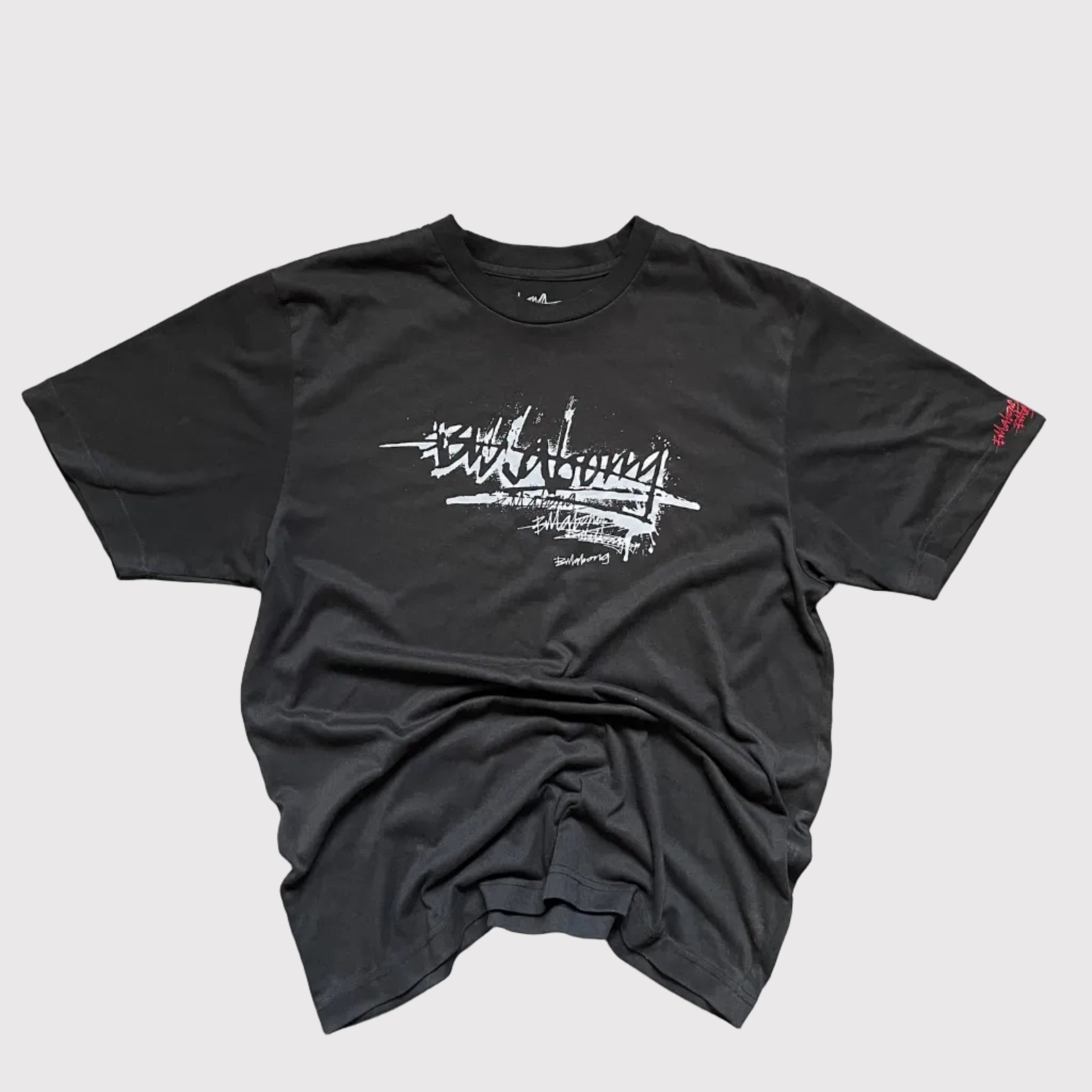 Vintage Billabong t shirt graphic print, black t shirt 