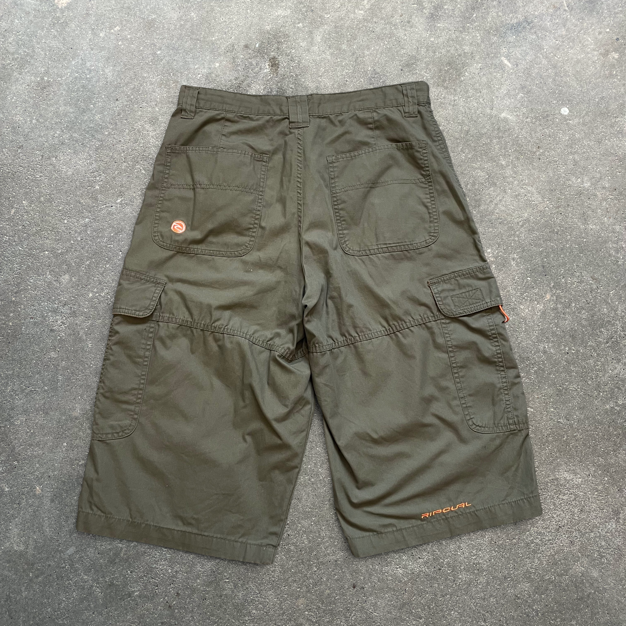 2000's Rip Curl Chino Shorts Khaki (31)
