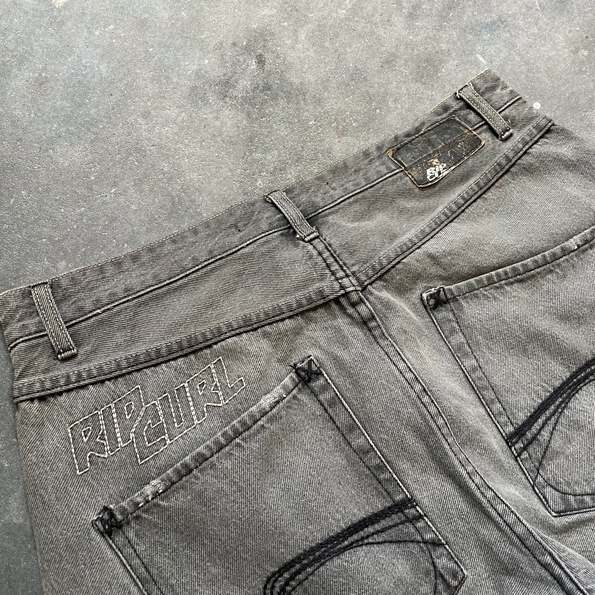 2000's Rip Curl Denim Jorts Grey (36)
