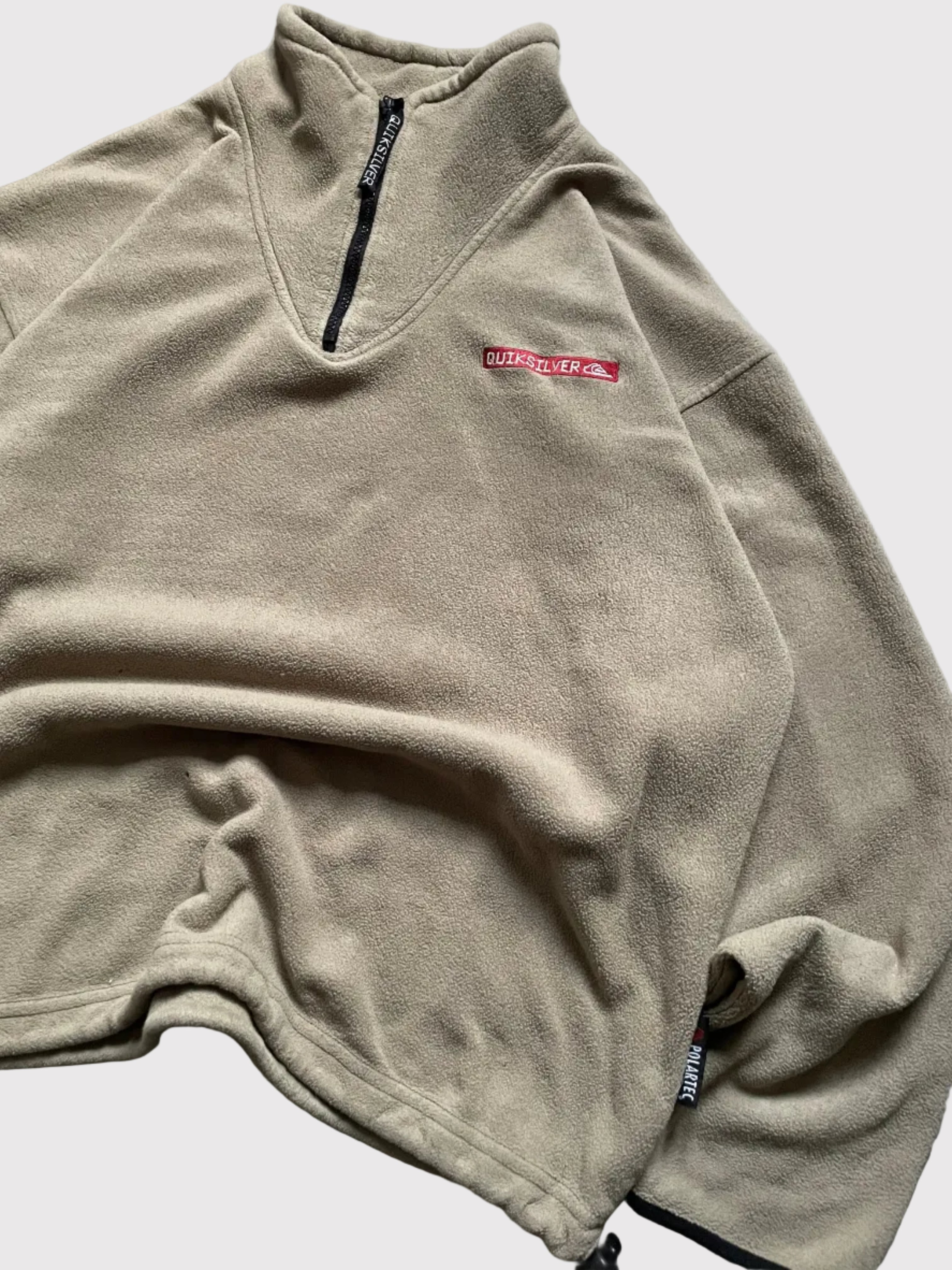 Quiksilver 1/4 Zip Polartec Fleece Beige (M)