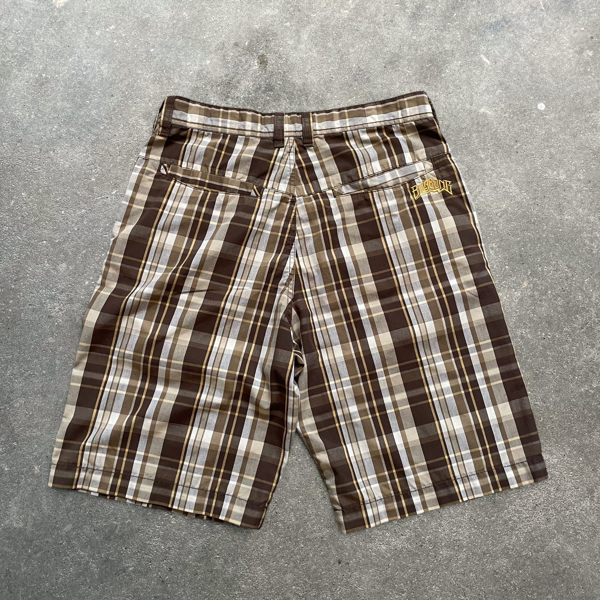 2000's Billabong Chino Shorts Checkered (33)