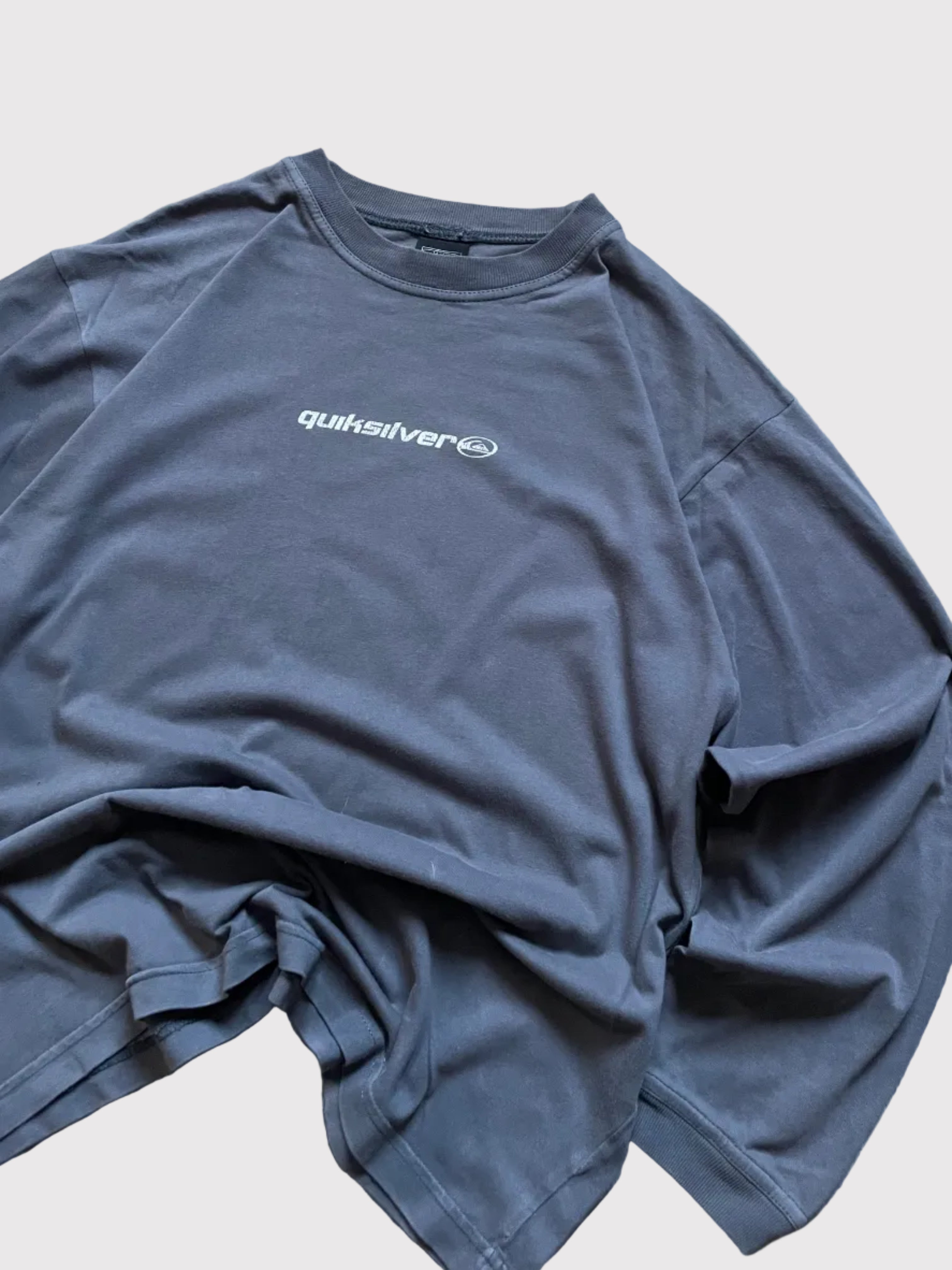 Quiksilver Graphic Long-Sleeve Top Grey (XS)