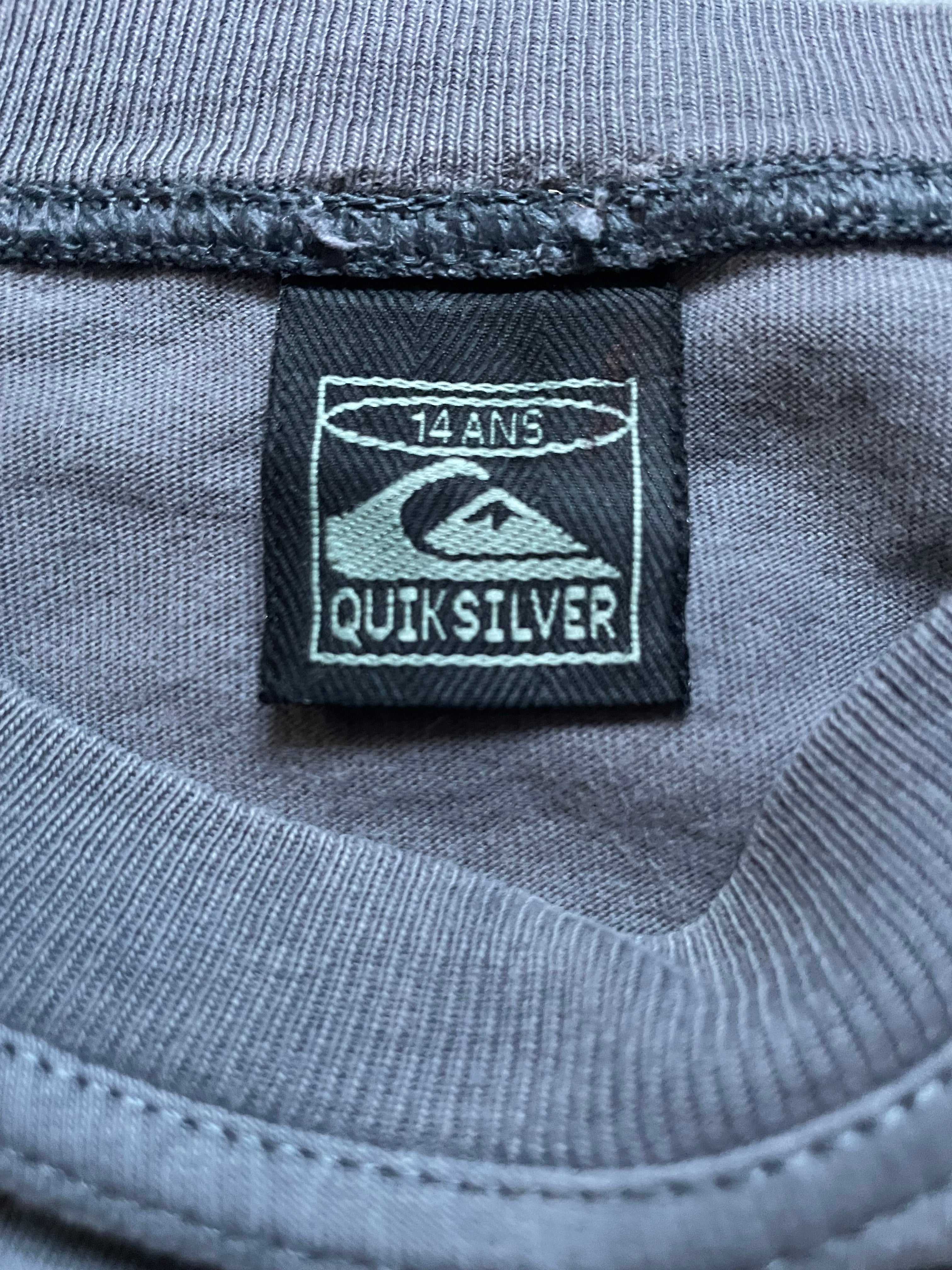 Quiksilver Graphic Long-Sleeve Top Grey (XS)