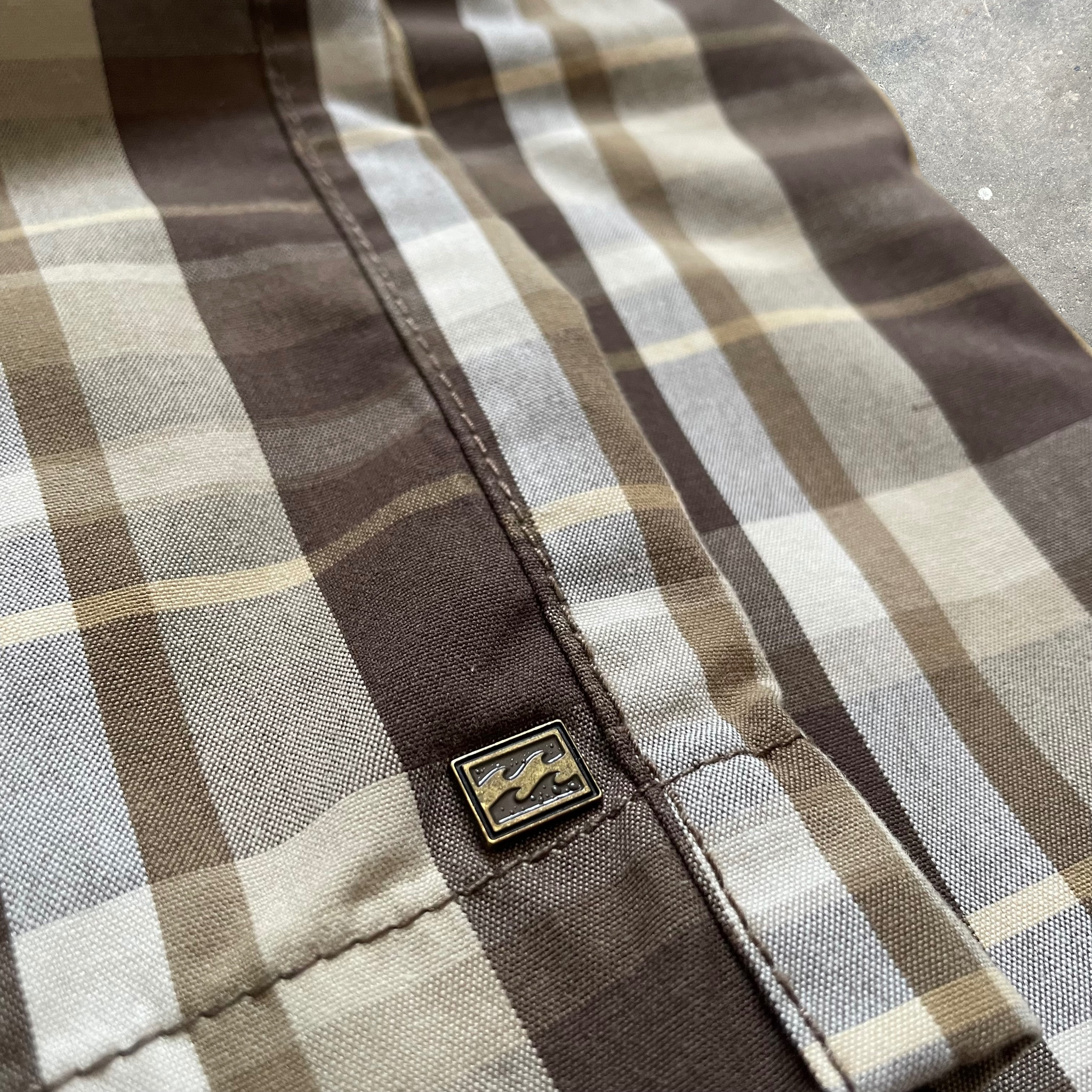 2000's Billabong Chino Shorts Checkered (33)