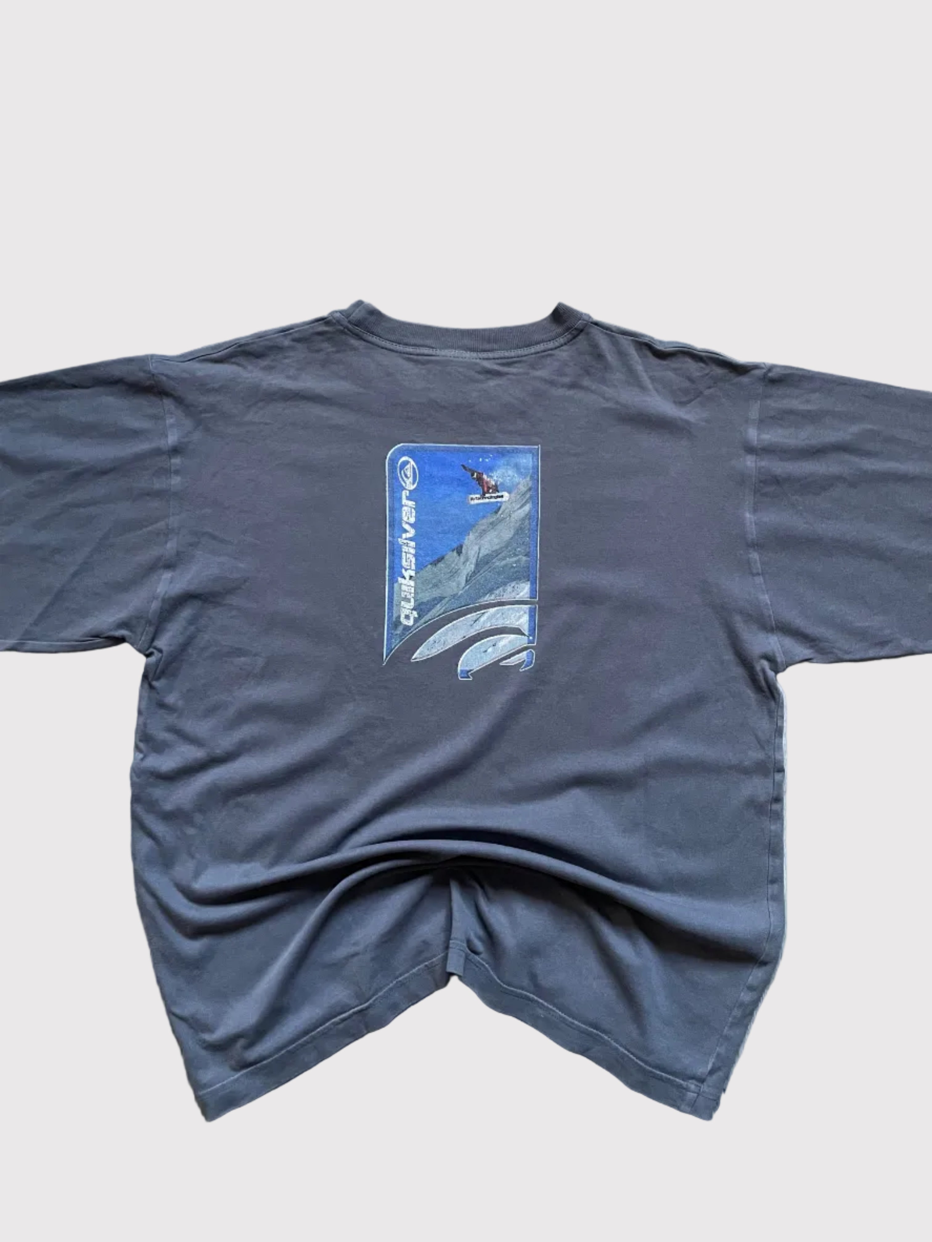 Quiksilver Graphic Long-Sleeve Top Grey (XS)