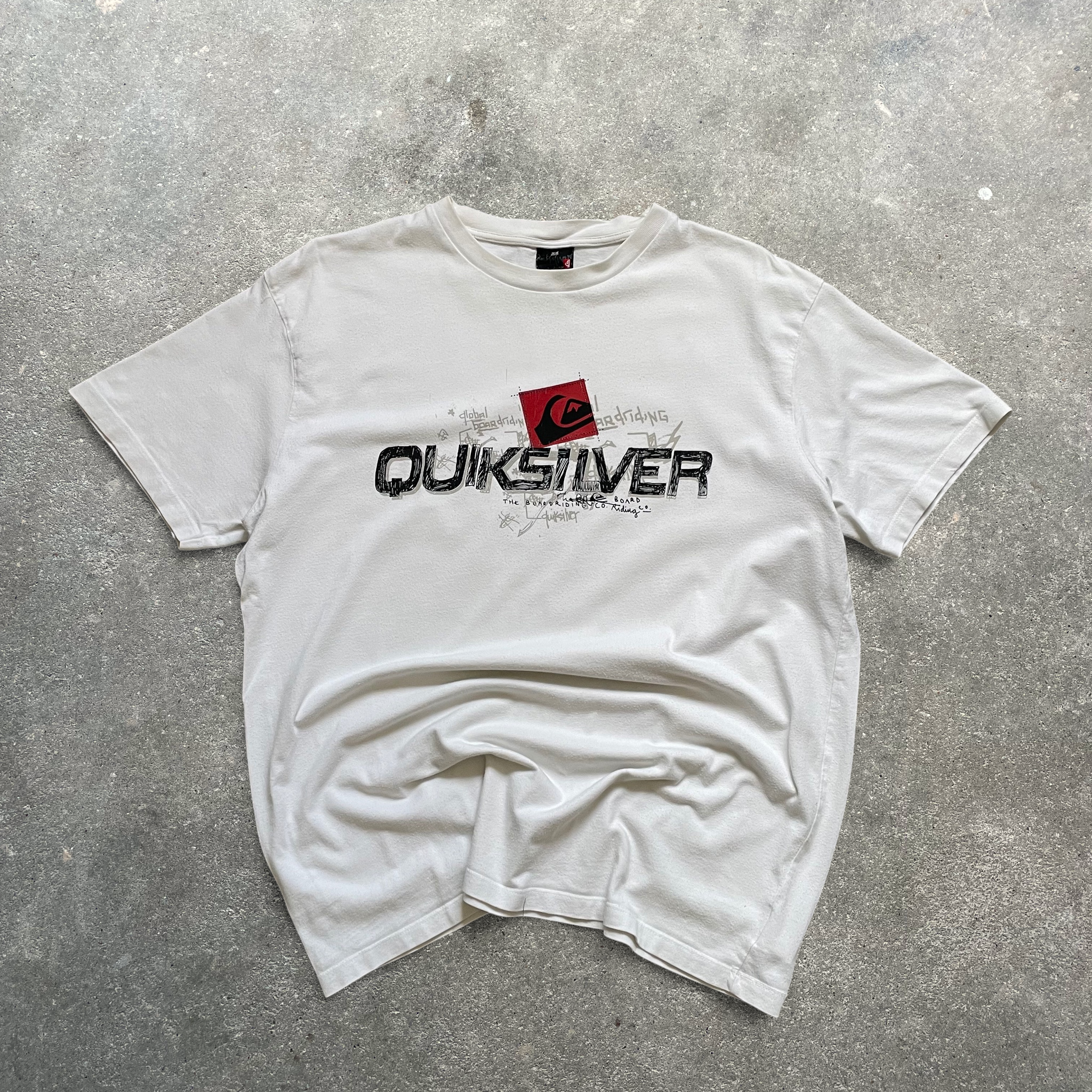2000's Quiksilver Tee White (M)