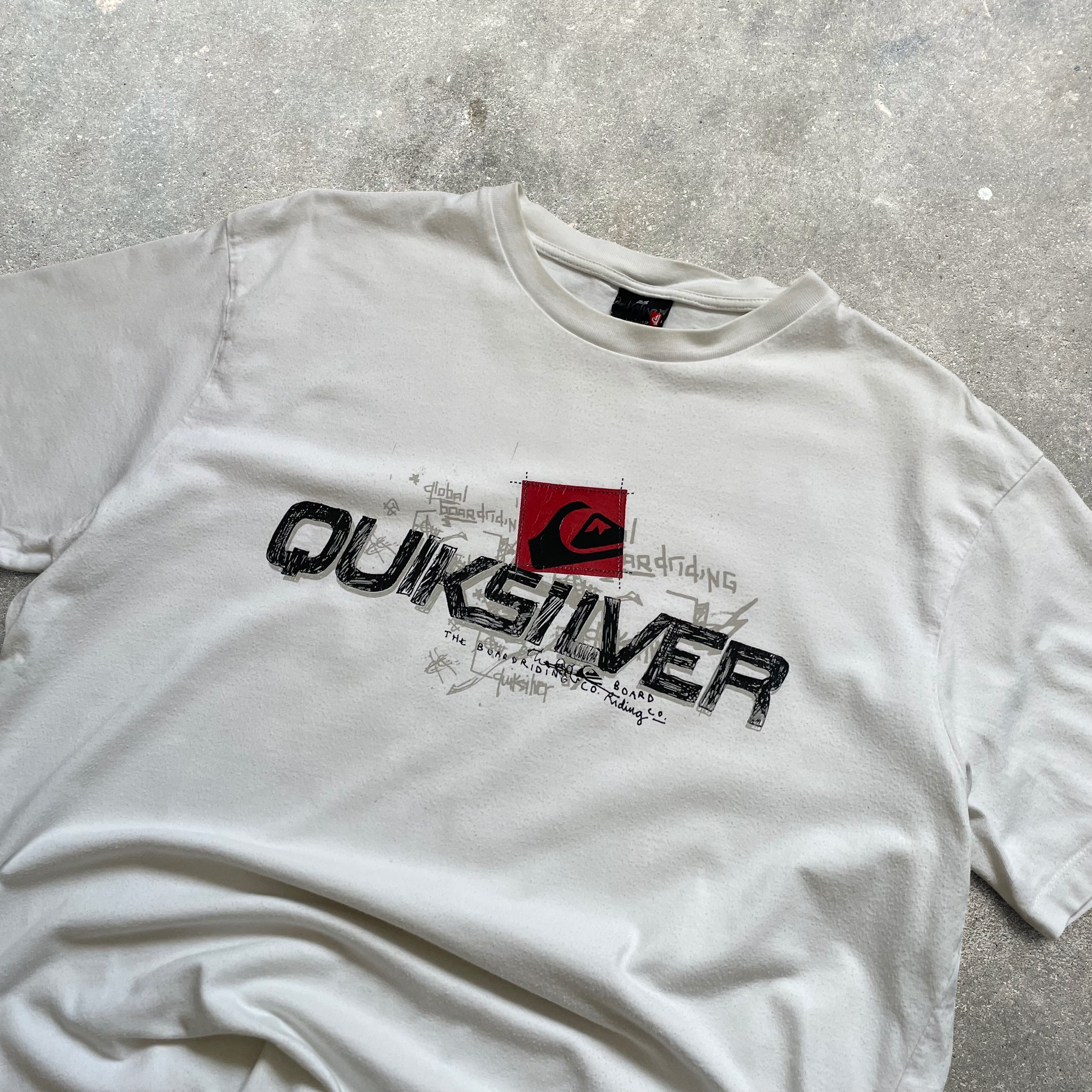 2000's Quiksilver Tee White (M)