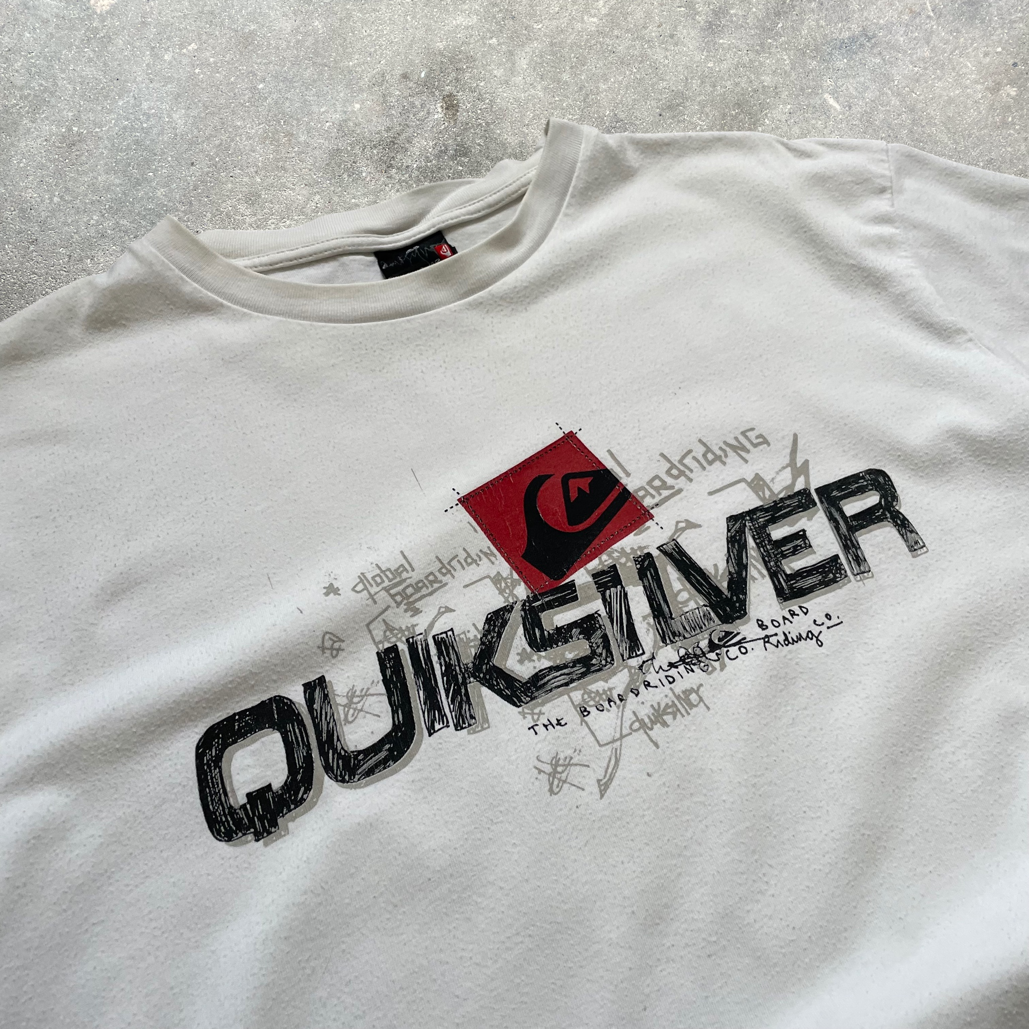 2000's Quiksilver Tee White (M)