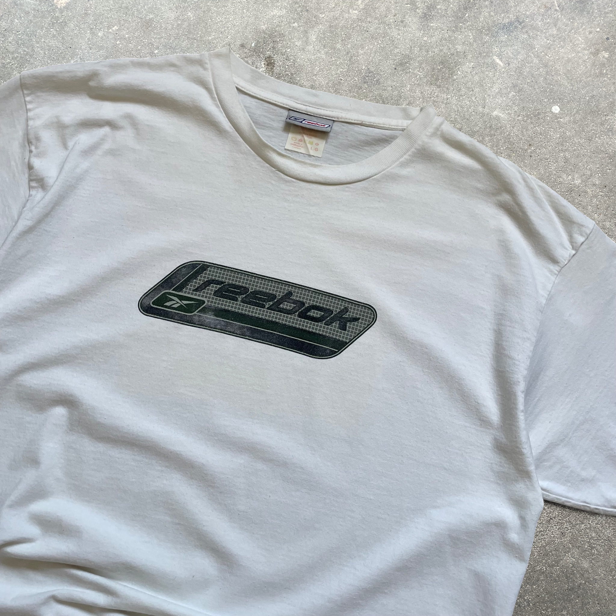 2000's Reebok Tee White (L)