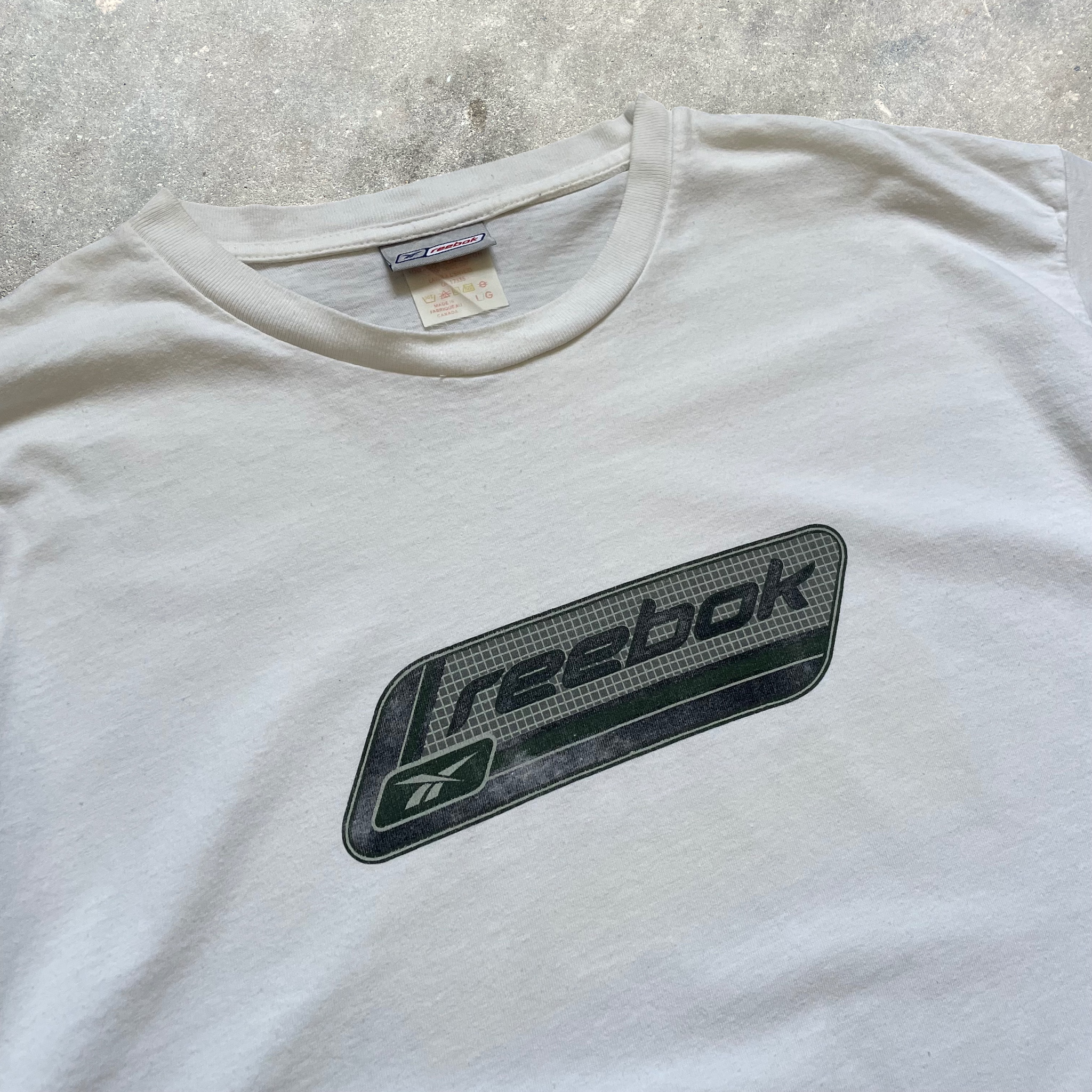 2000's Reebok Tee White (L)