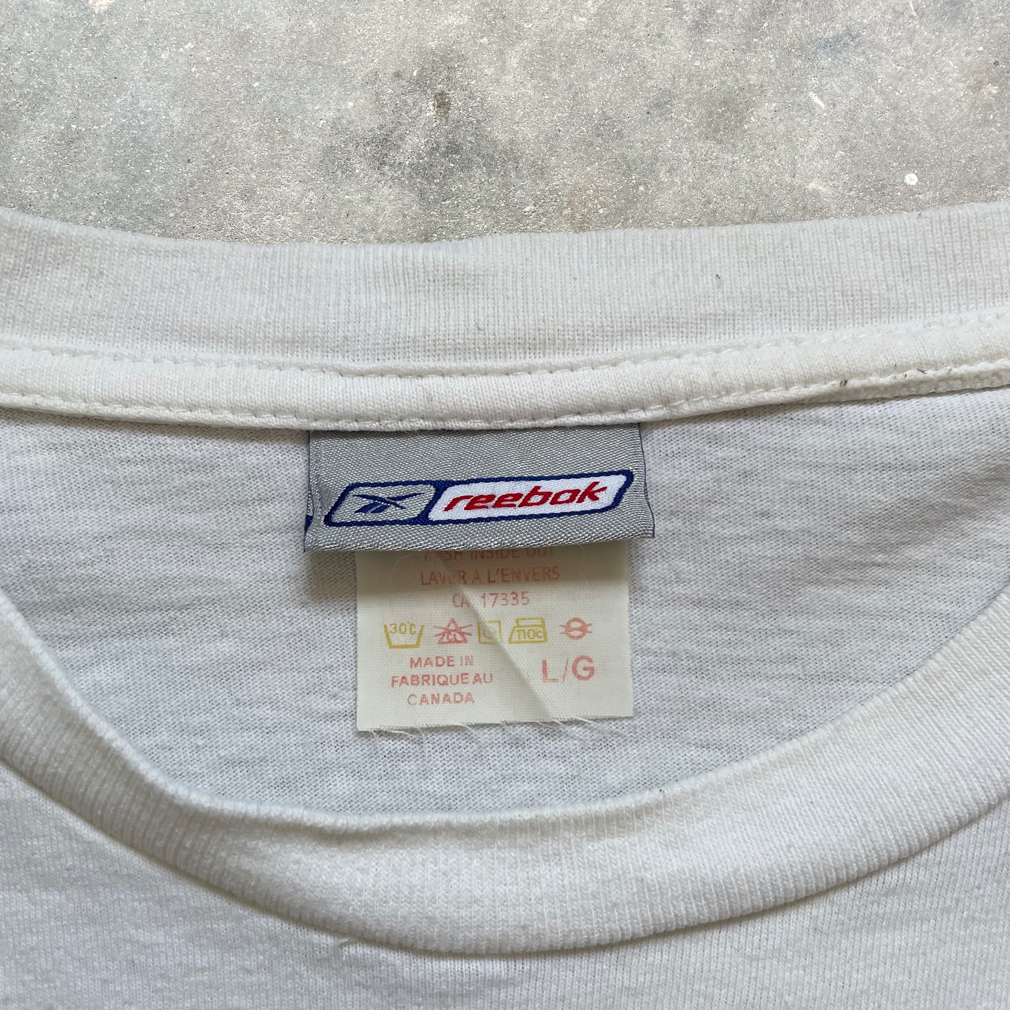 2000's Reebok Tee White (L)