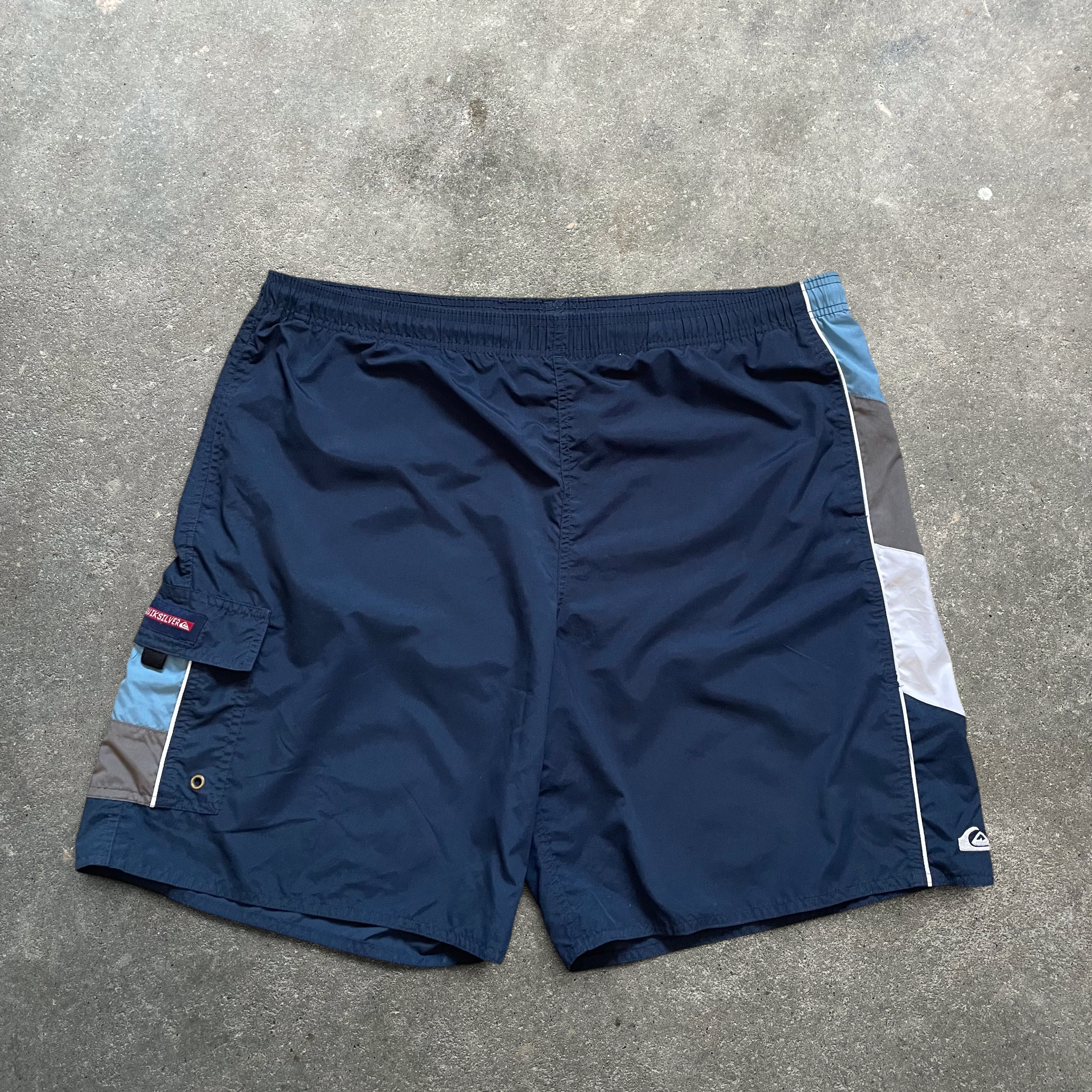 90's Quiksilver Swim Shorts Navy (40)