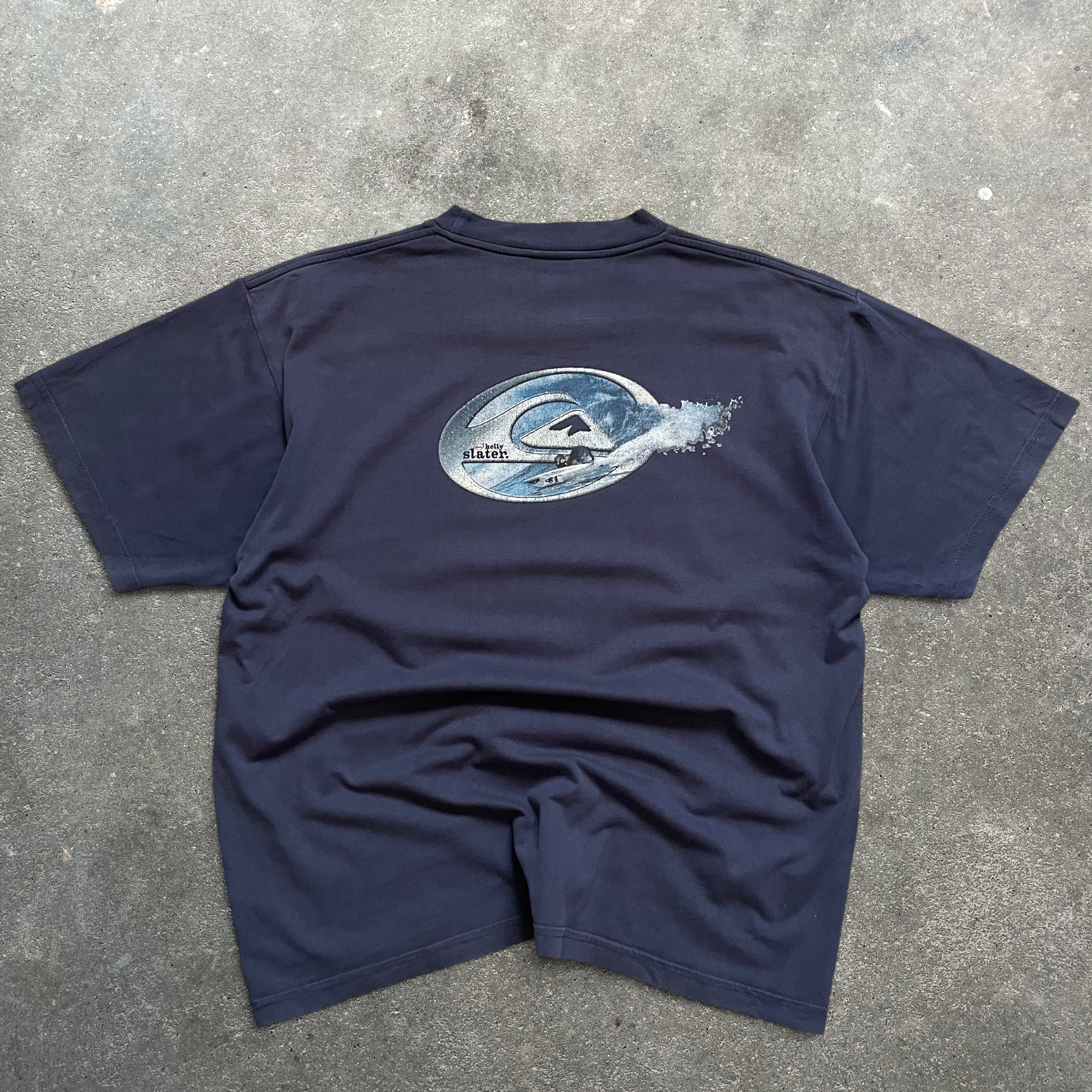 90's Quiksilver T-Shirt Navy (S)