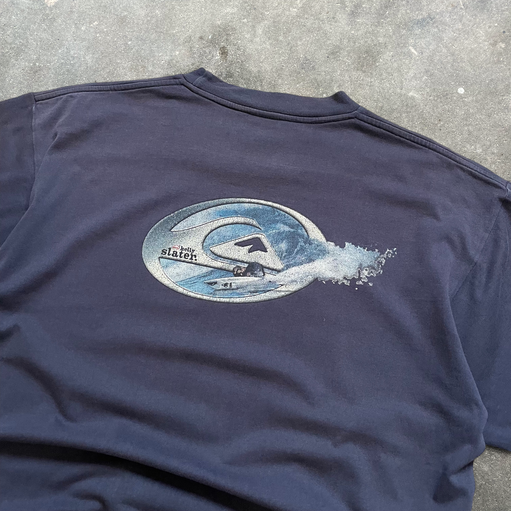 90's Quiksilver T-Shirt Navy (S)
